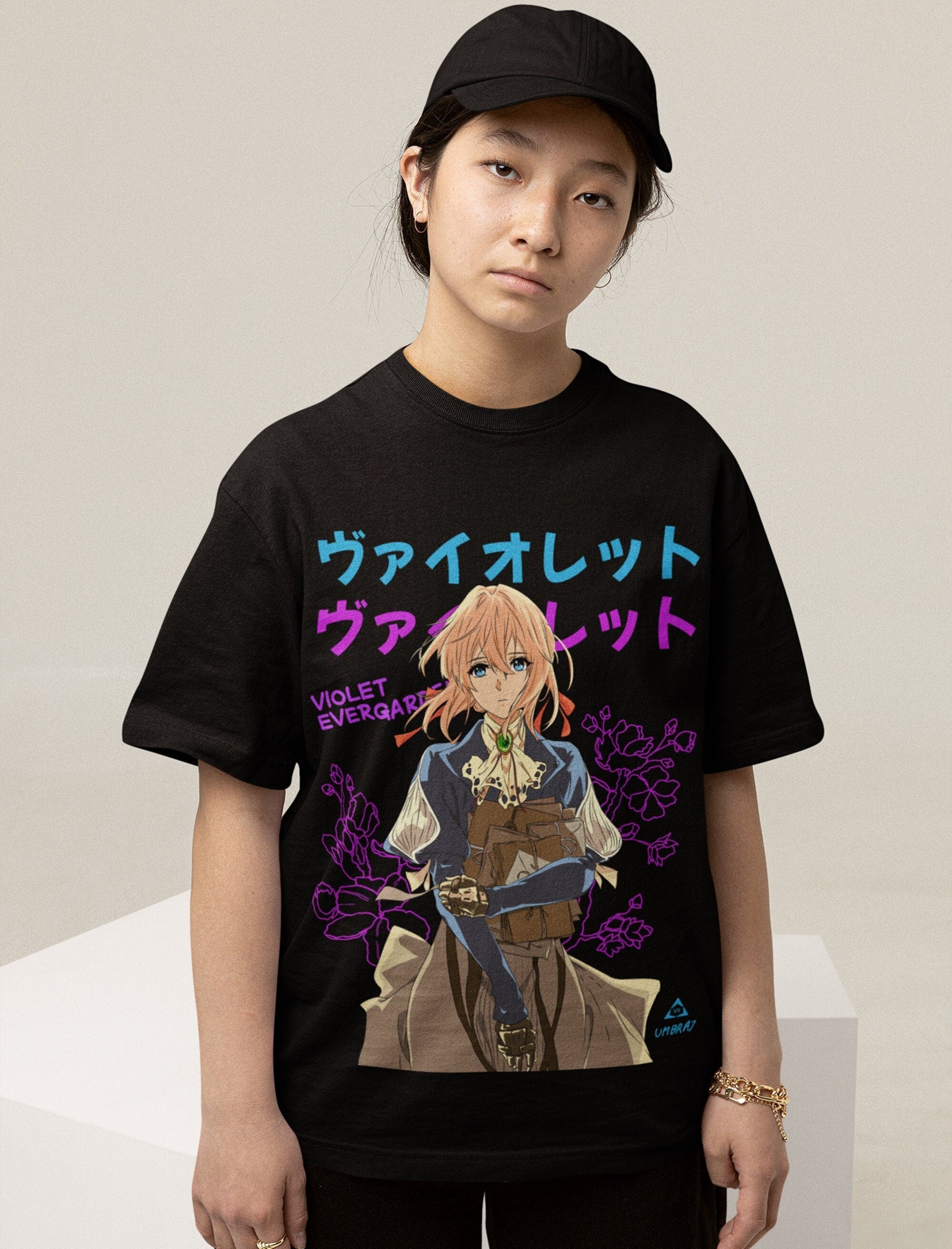 UNISEX - Violet Evergarden Anime T-Shirt, Waifu Manga Graphic Tee Shirt