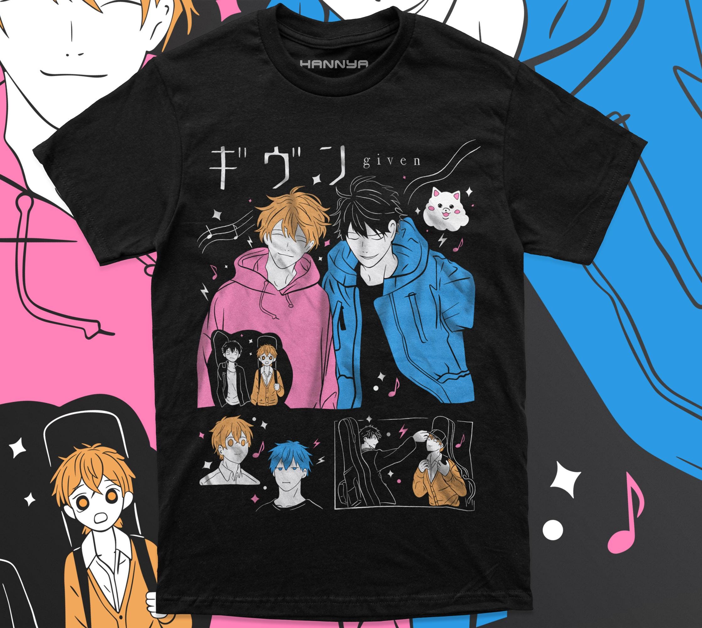 Unisex Given t shirt, Ritsuka Uenoyama shirt, Mafuyu Sato shirt, given anime sweatshirt, given anime, given gift, anime t shirt, given Shirt