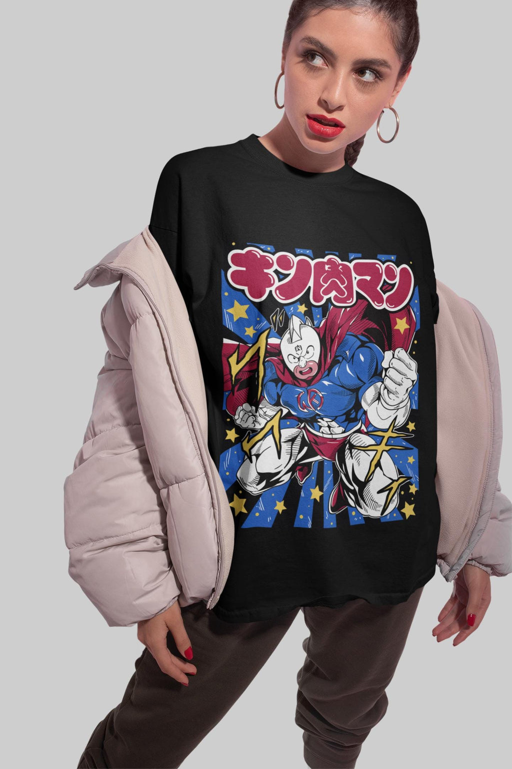 Kinnikuman Muscleman Manga Japan Anime Unisex Tshirt T-Shirt Tee