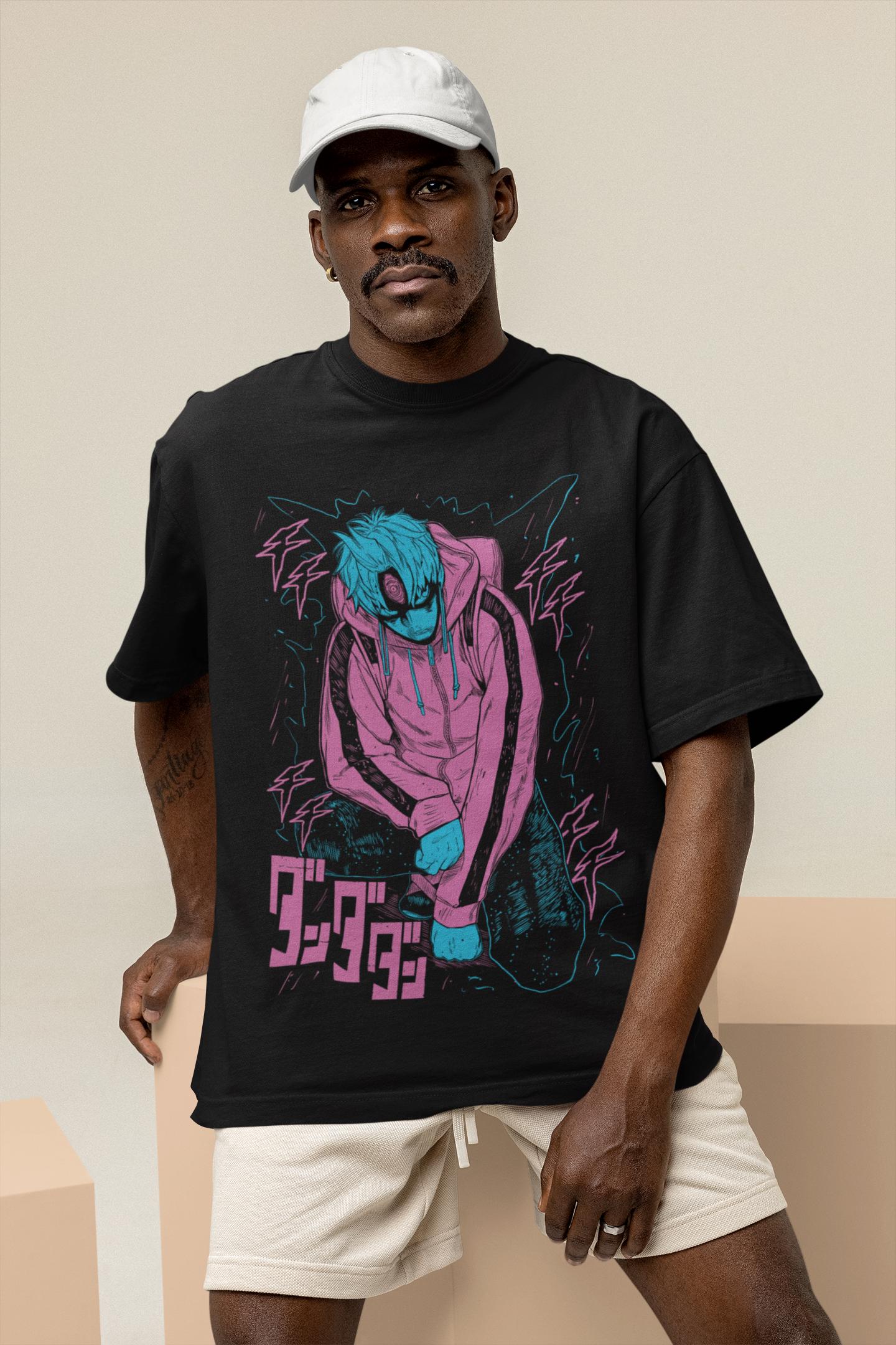 Unisex Horror Manga Creepy Girl T-Shirt, Dark Anime Gothic T-Shirt, Manga Gothic T-Shirt