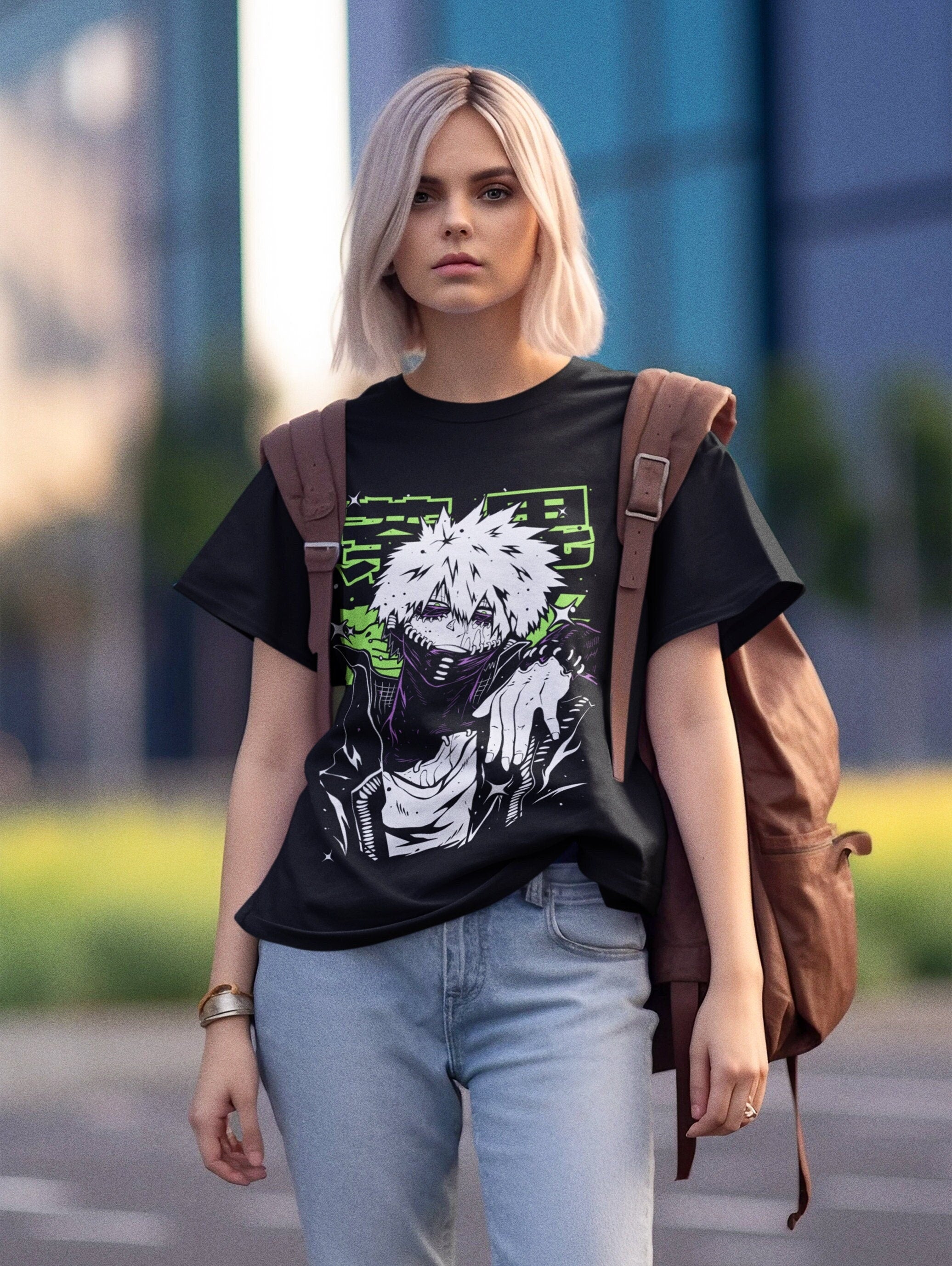 UNISEX - Anime Tshirt, Manga Lover Shirt, Graphic Tee, Otaku Ropa, Clothing Merch Gift