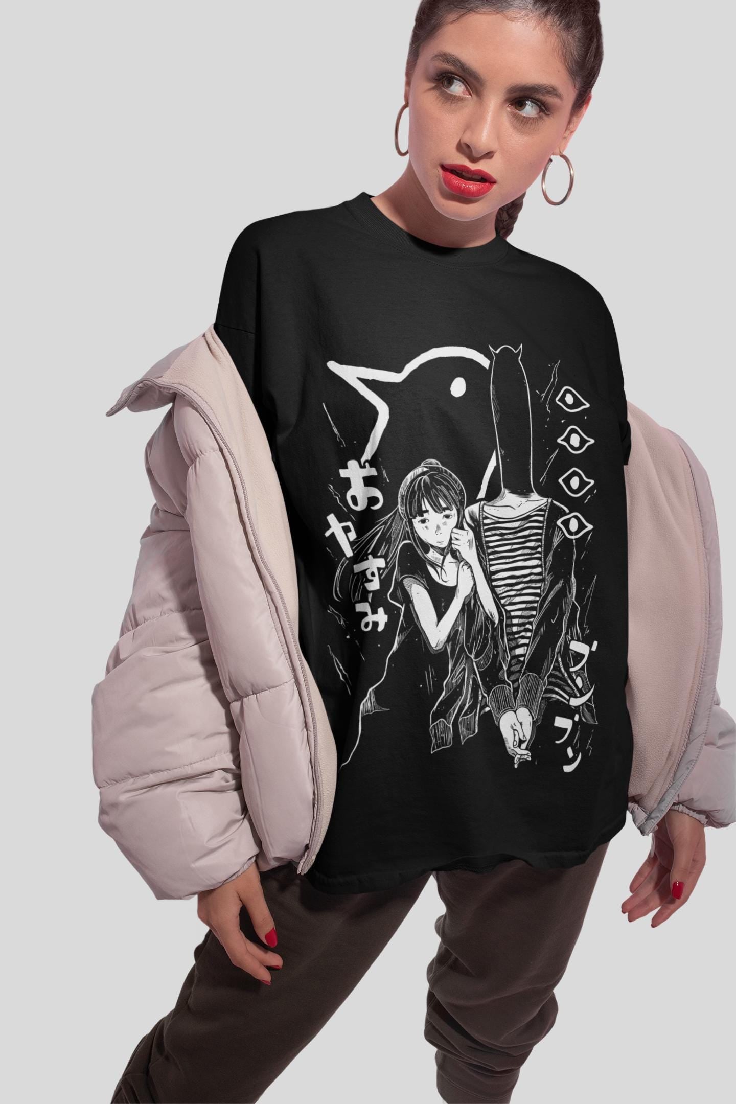 Unisex - Oyasumi Goodnight Punpun Unisex Anime Shirt, Aiko Tanaka Manga Shirt
