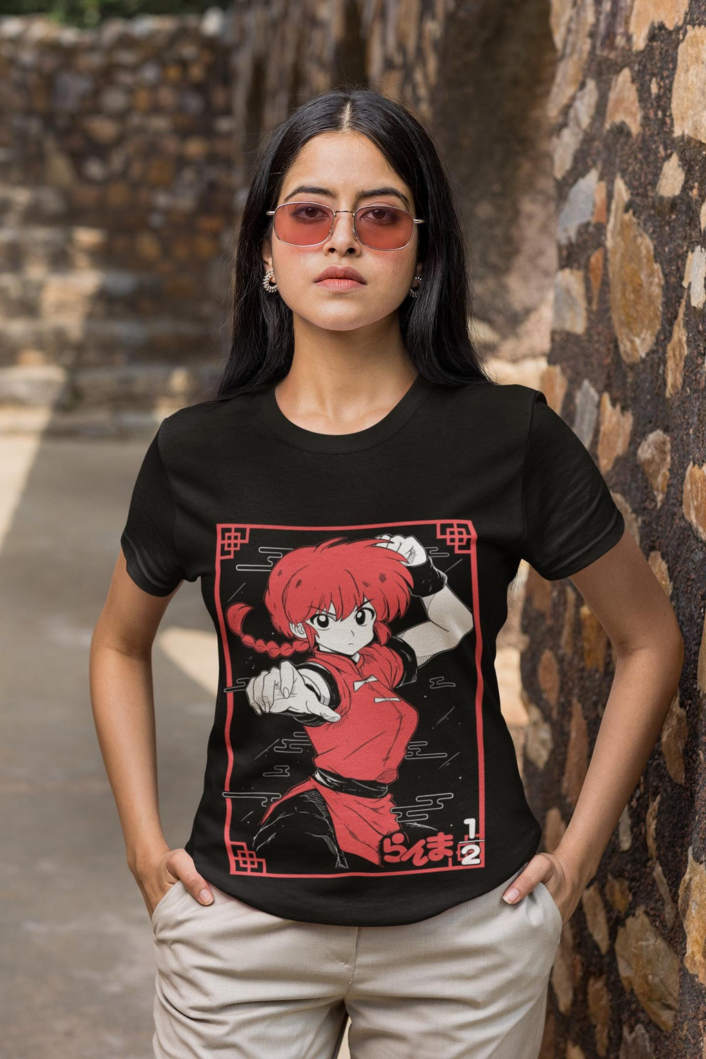 Unisex Ranma Saotome Anime T-Shirt, Genma Panda Manga Shirt
