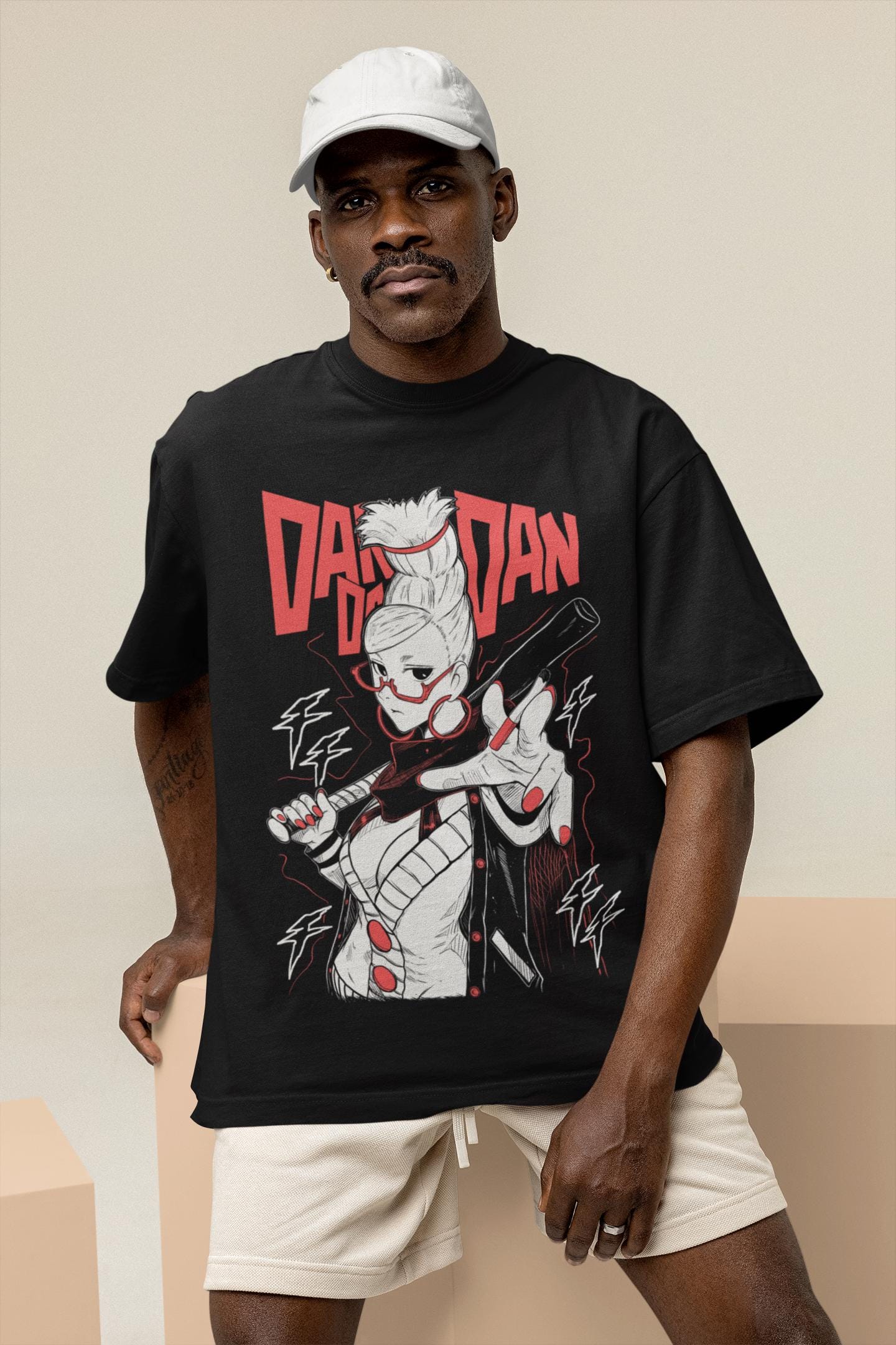 Unisex Horror Manga Creepy Girl T-Shirt, Dark Anime Gothic T-Shirt, Manga Gothic T-Shirt