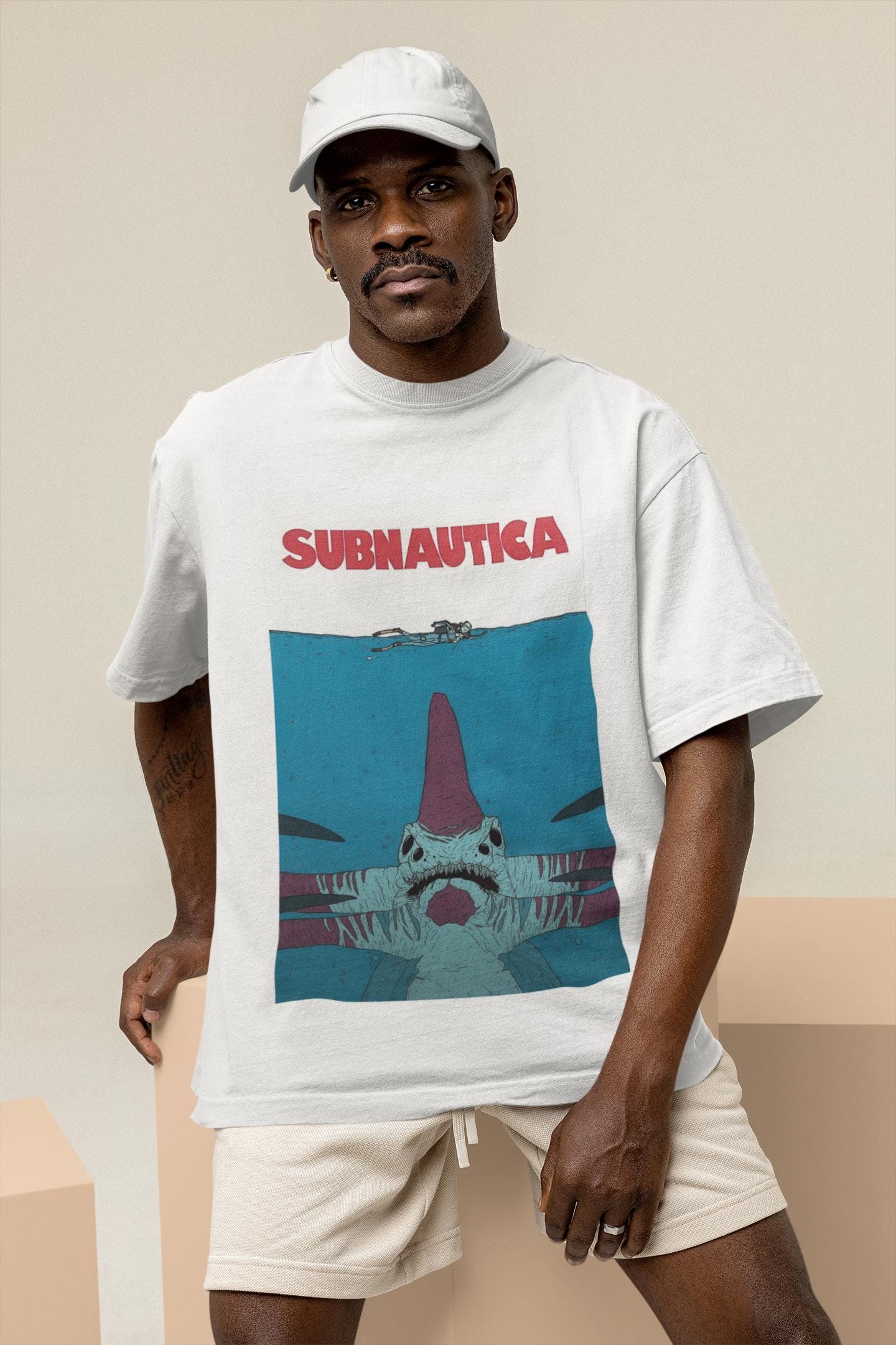 Unisex Subnautica Gaming T-Shirt, Indie Videogame Shirt