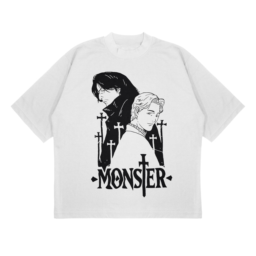 UNISEX - Monster Johan Liebert Kenzo Tenma Shirt , Monster Anime Shirt Fan Art Mystery Manga, Gift for manga fan,Anime shirt, Gifts shirt