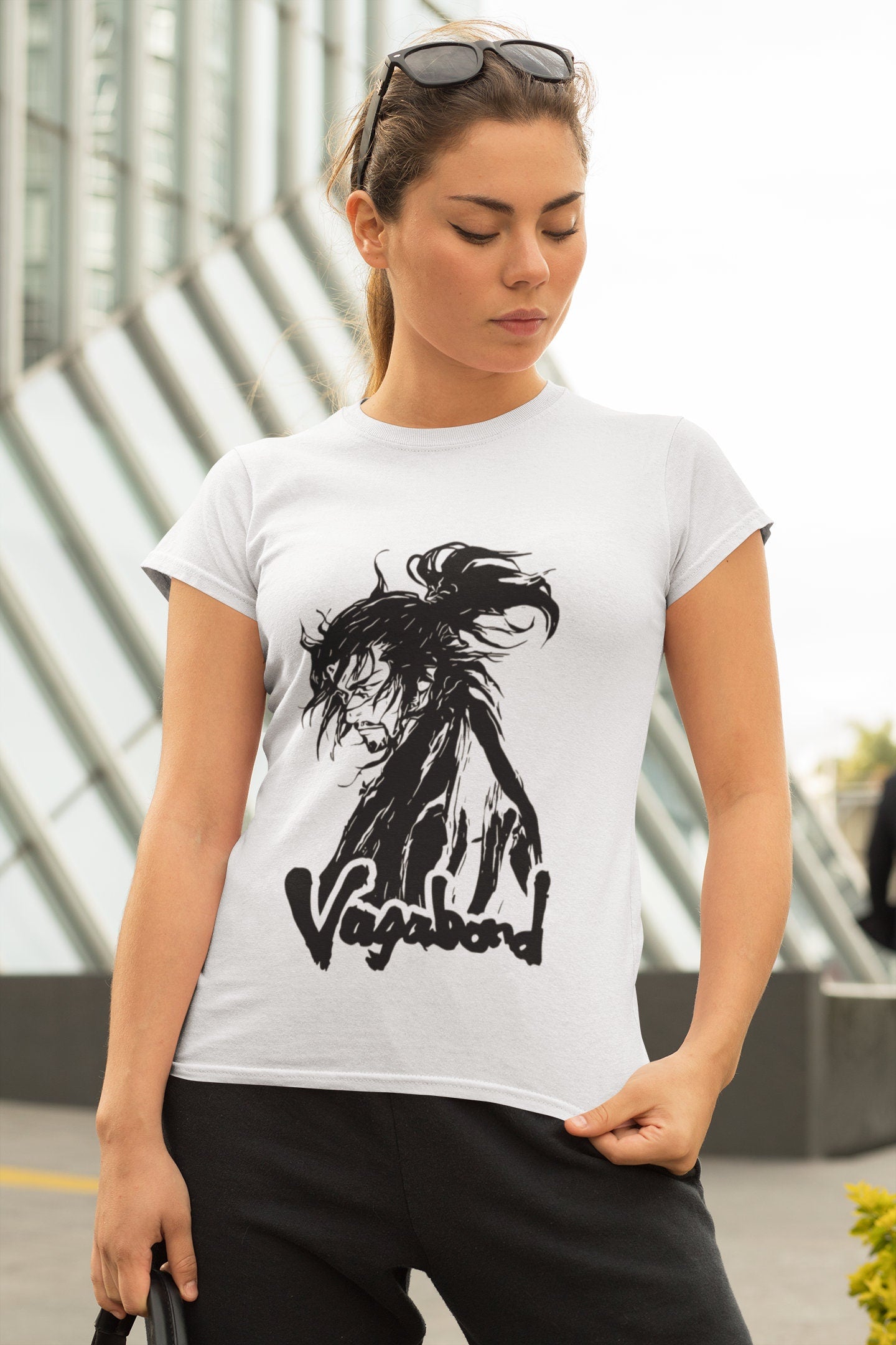 Vagabond Manga T-Shirt, Miyamoto Musashi Anime Shirt