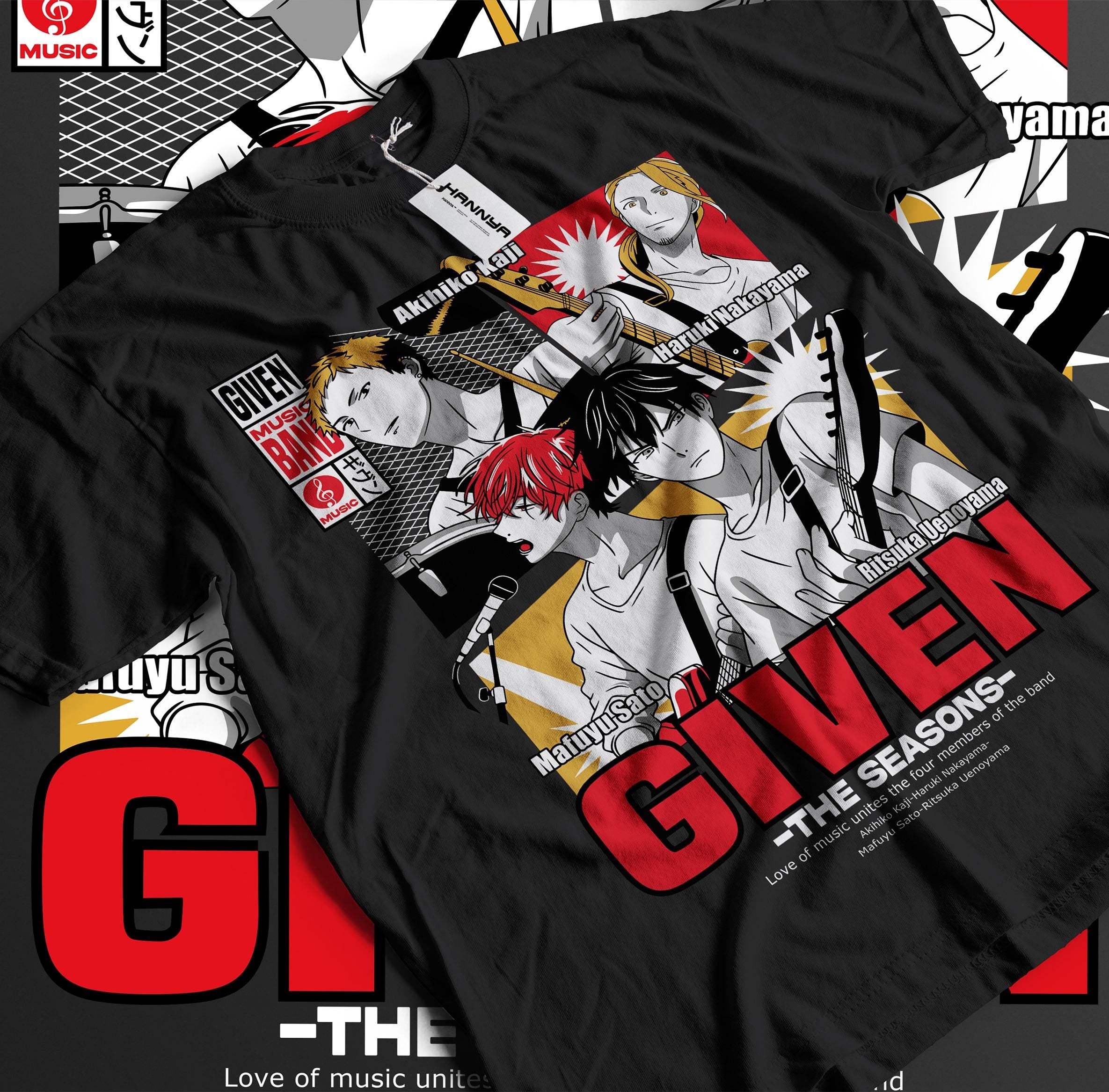 Unisex Given t shirt, Ritsuka Uenoyama shirt, Mafuyu Sato shirt, given anime sweatshirt, given anime, given gift, anime t shirt, given Shirt