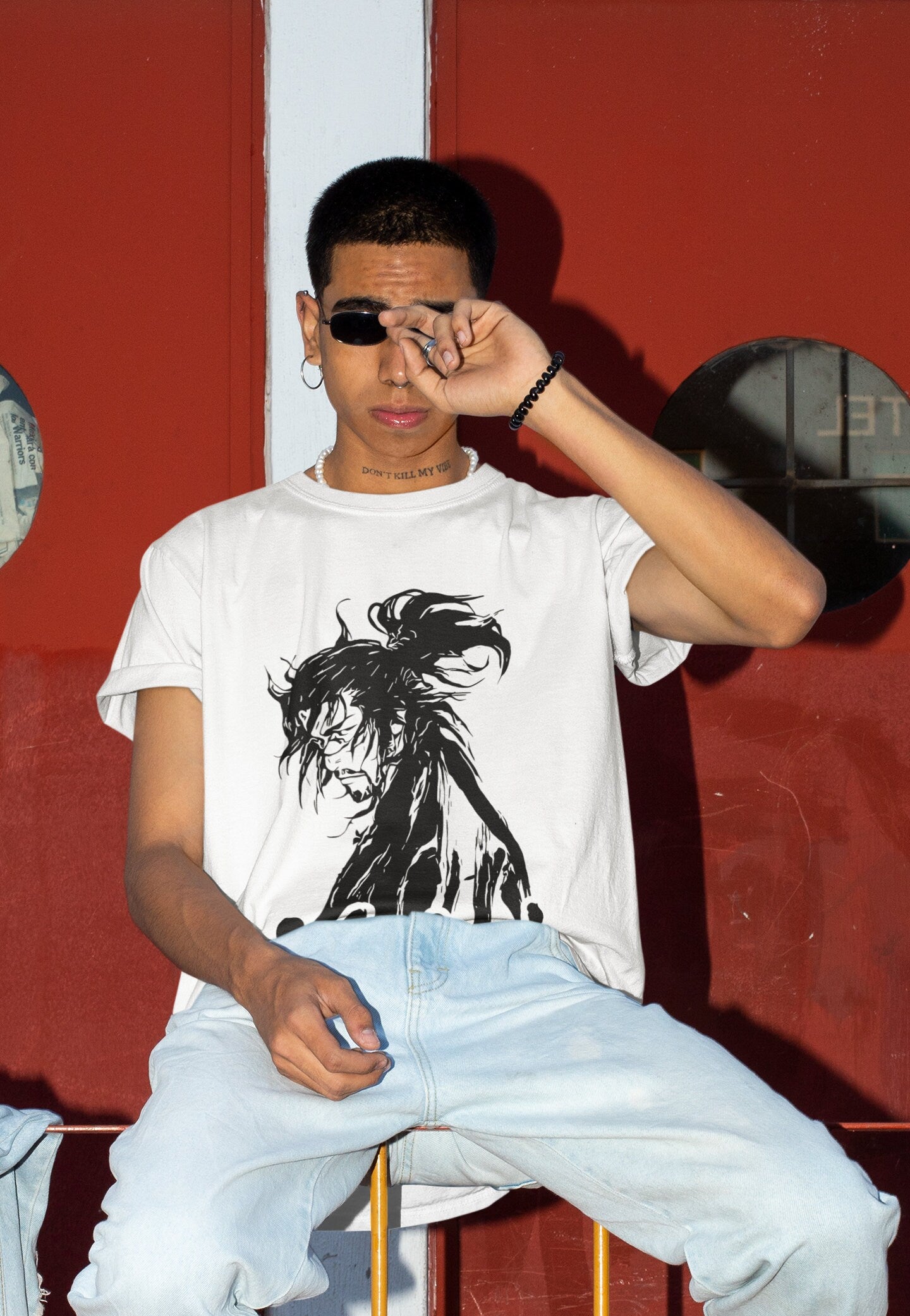 Vagabond Manga T-Shirt, Miyamoto Musashi Anime Shirt