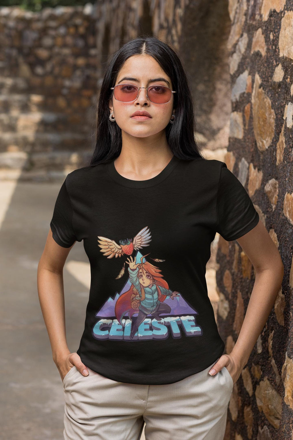 Unisex Celeste Gaming T-Shirt, Madeline Indie Videogame Shirt