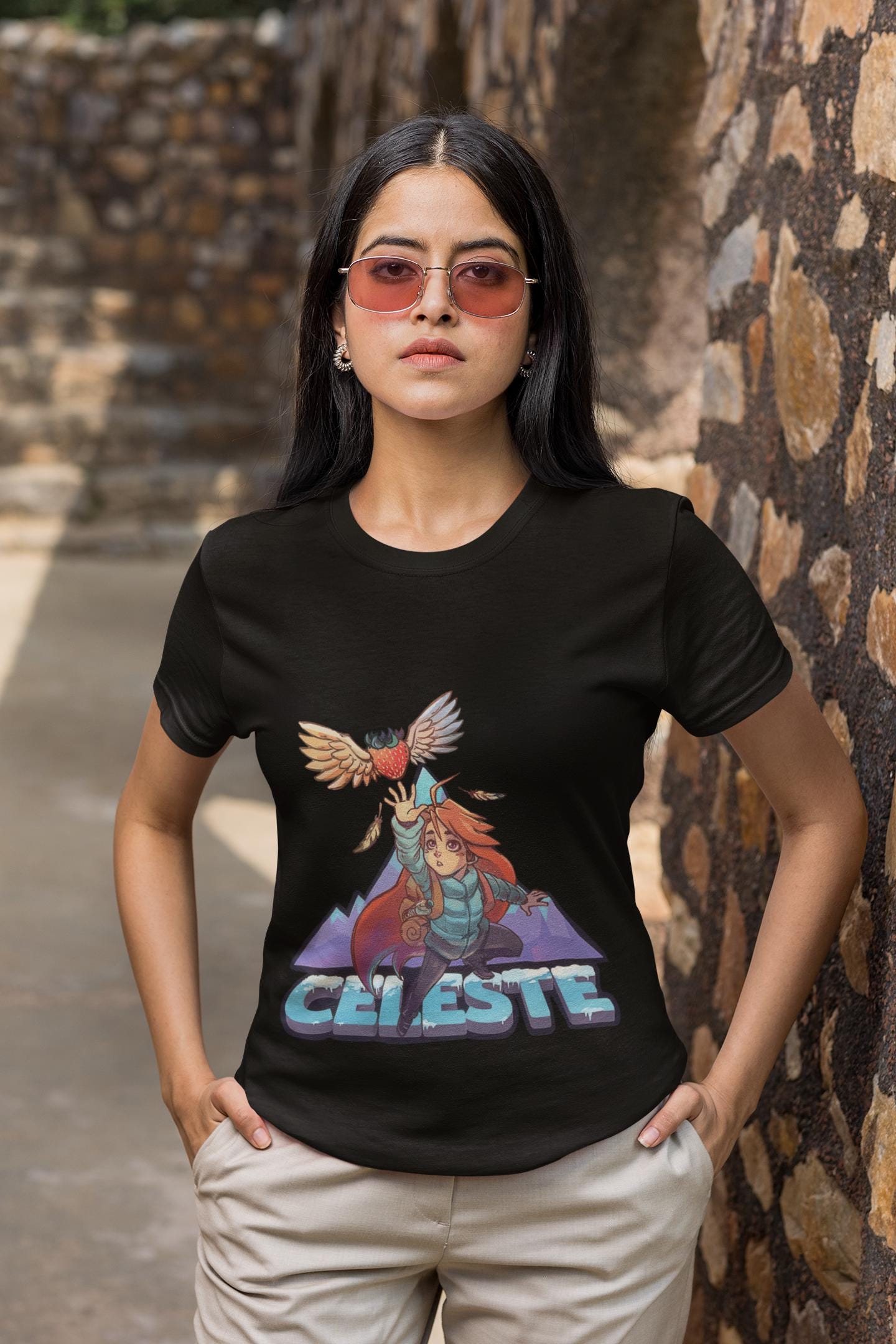 Unisex Celeste Gaming T-Shirt, Madeline Indie Videogame Shirt