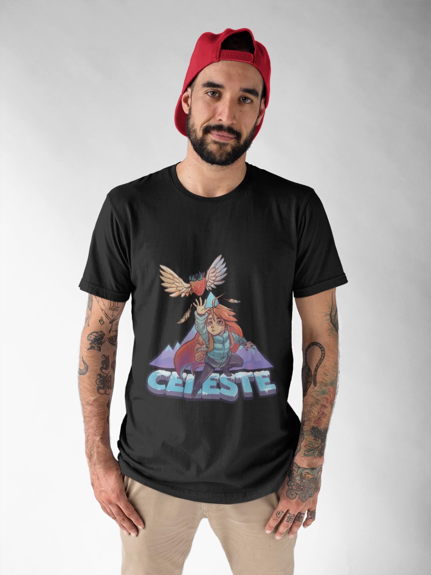 Unisex Celeste Gaming T-Shirt, Madeline Indie Videogame Shirt