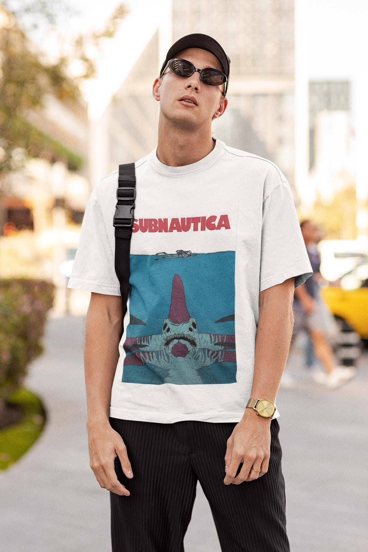 Unisex Subnautica Gaming T-Shirt, Indie Videogame Shirt