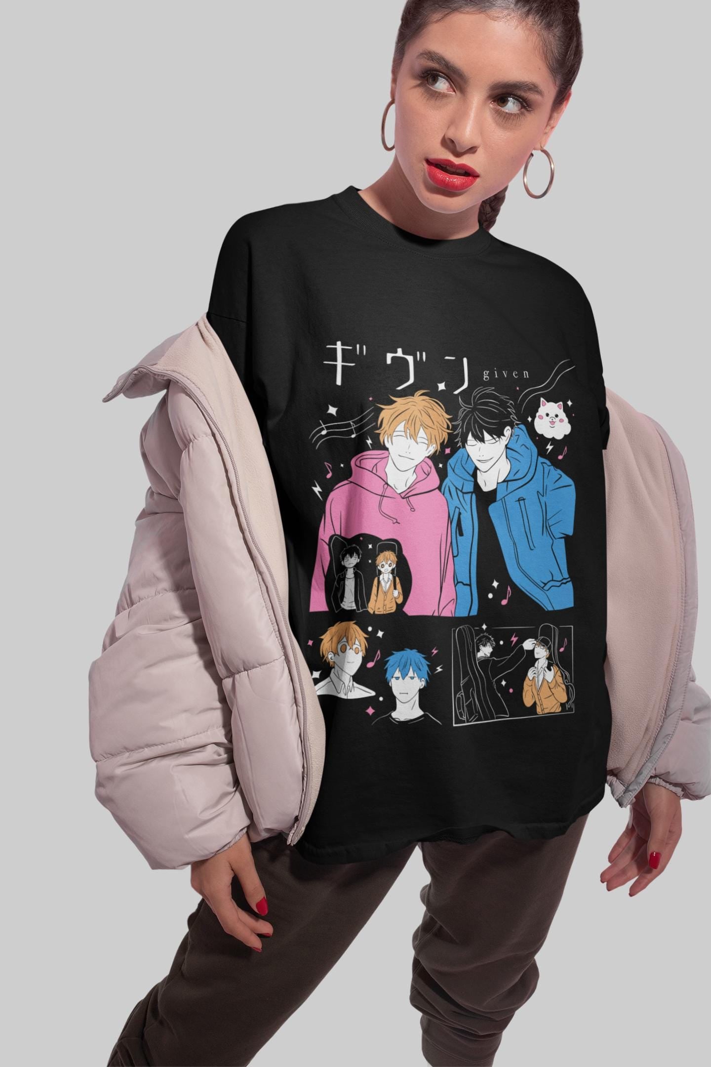 Unisex Given t shirt, Ritsuka Uenoyama shirt, Mafuyu Sato shirt, given anime sweatshirt, given anime, given gift, anime t shirt, given Shirt