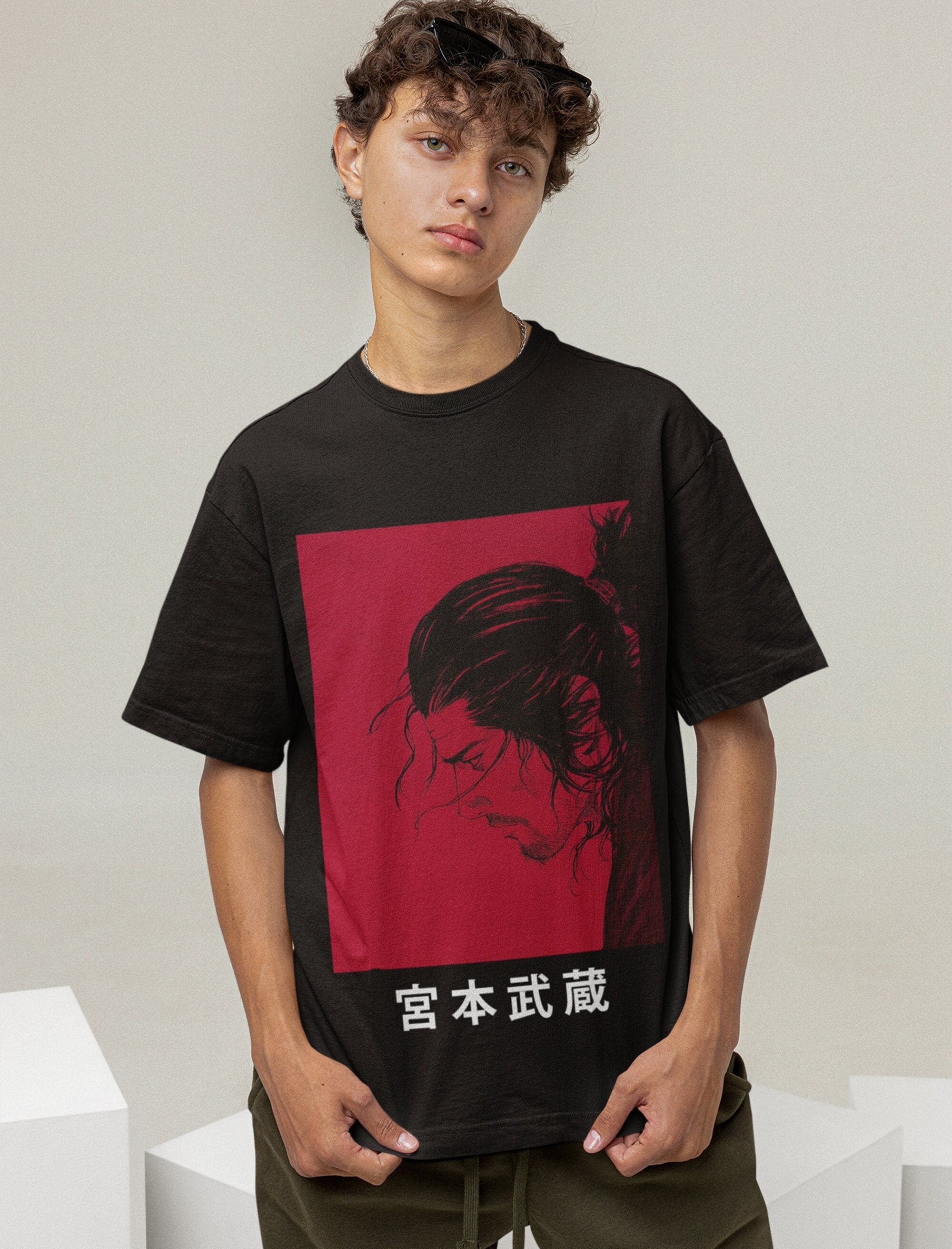 Vagabond Manga T-Shirt, Miyamoto Musashi Anime Shirt