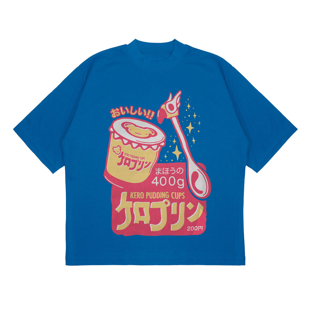 UNISEX - Kero Pudding Cups Tshirt, Cardcaptor Sakura Kinomoto Kero Cerberus 90s Anime Aesthetic Vaporwave Fairy Kei Jersey Short Sleeve Tee