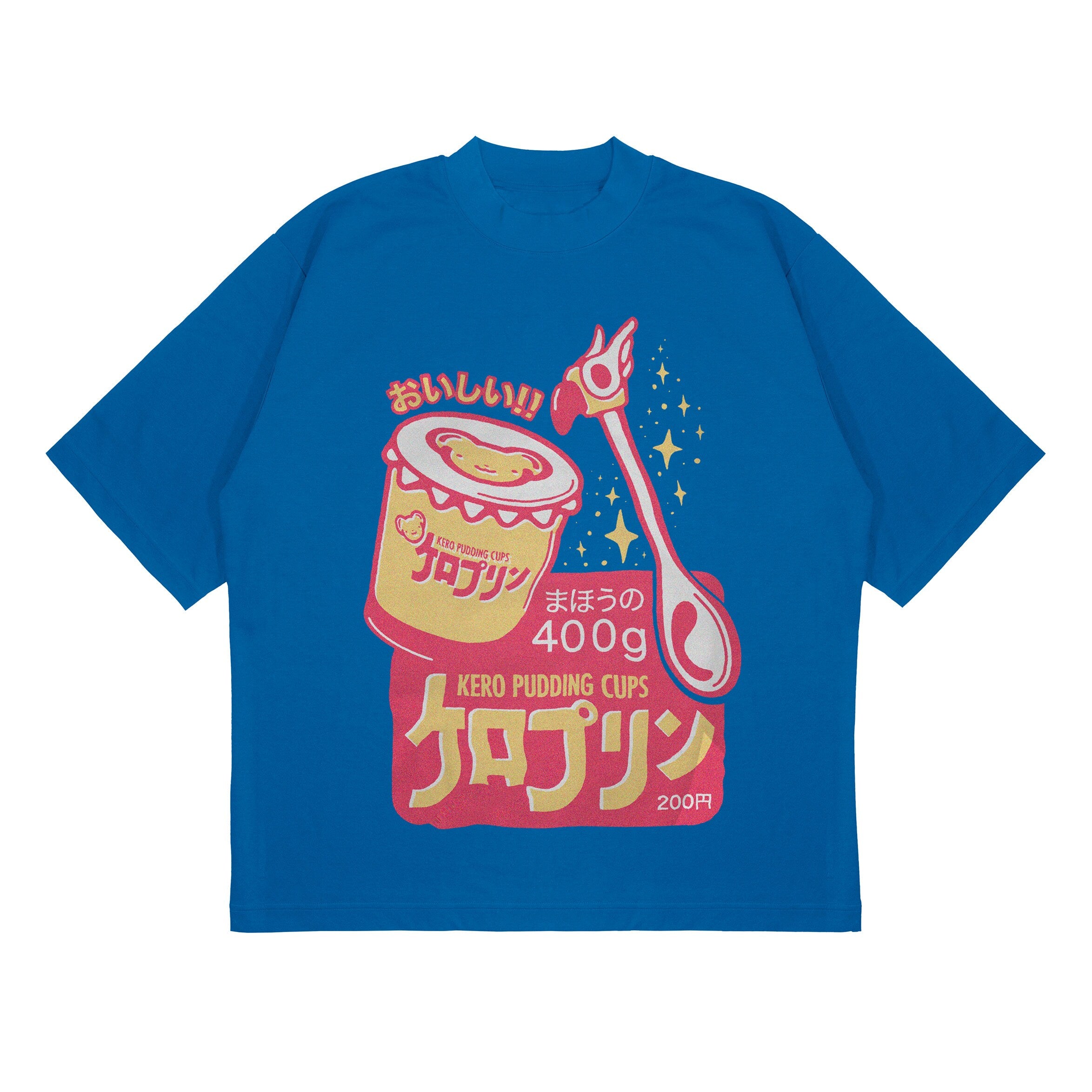 UNISEX - Kero Pudding Cups Tshirt, Cardcaptor Sakura Kinomoto Kero Cerberus 90s Anime Aesthetic Vaporwave Fairy Kei Jersey Short Sleeve Tee