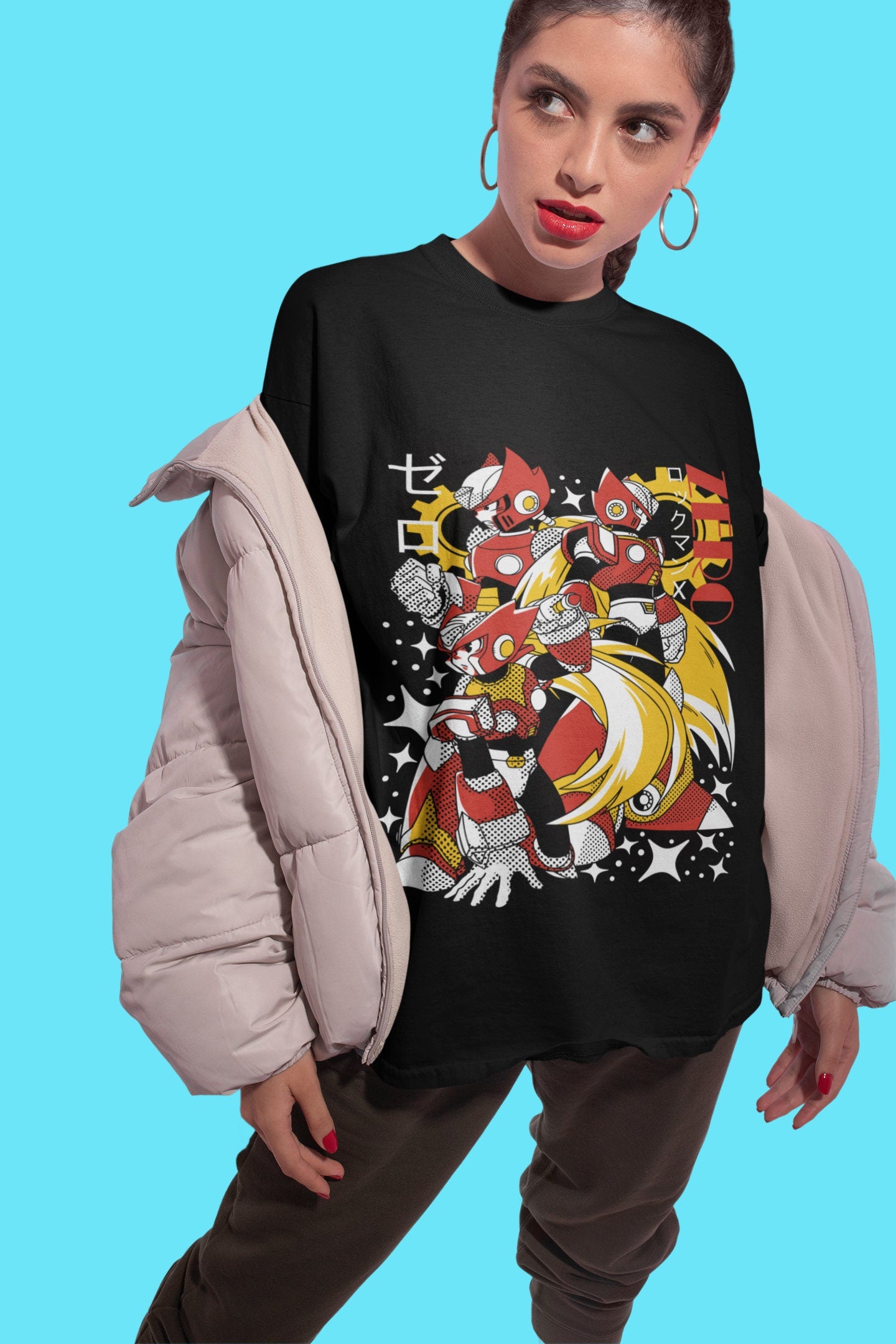 Mega Man Blue Bomber Gaming unisex Shirt