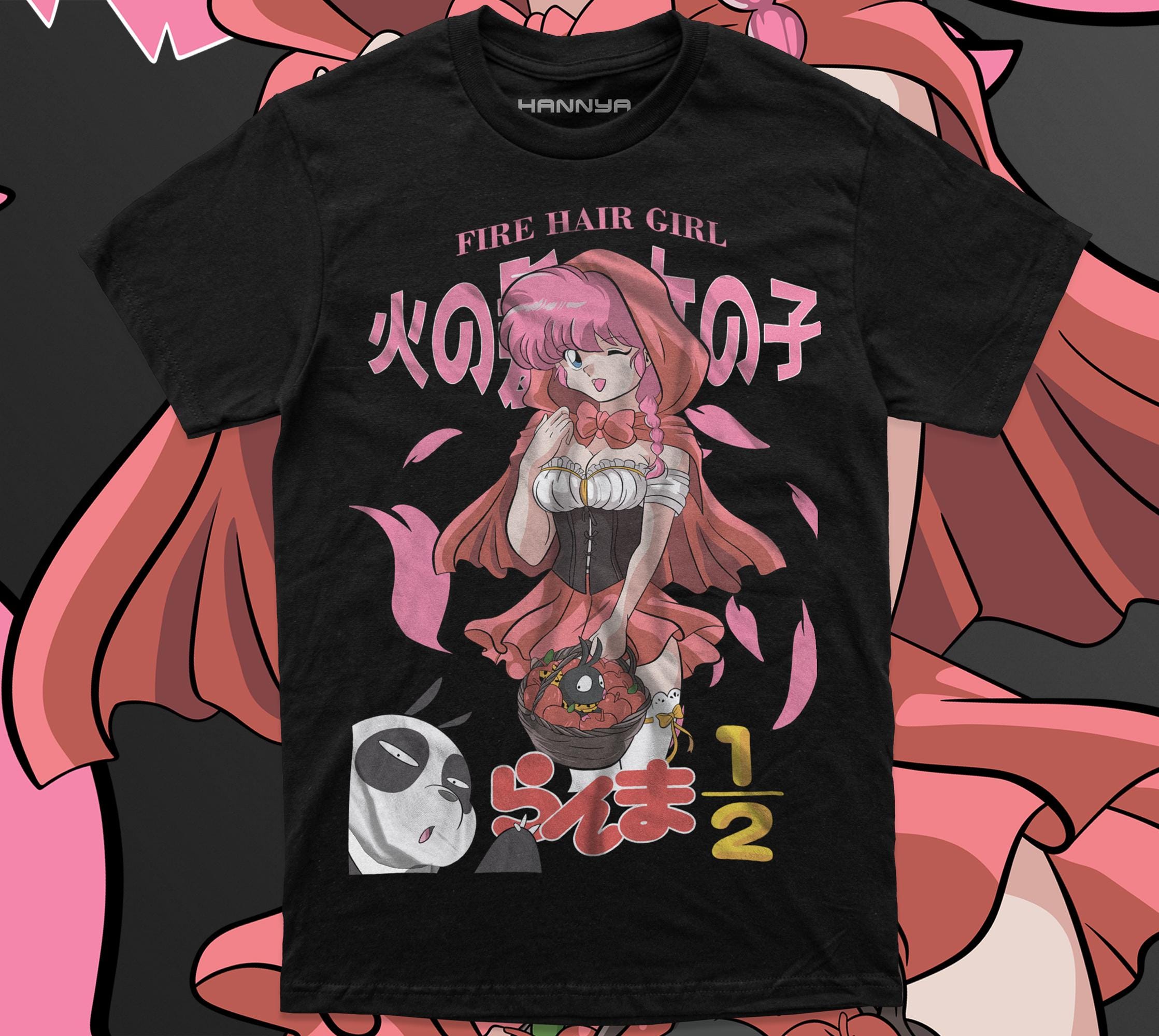 Unisex Ranma Saotome Anime T-Shirt, Genma Panda Manga Shirt