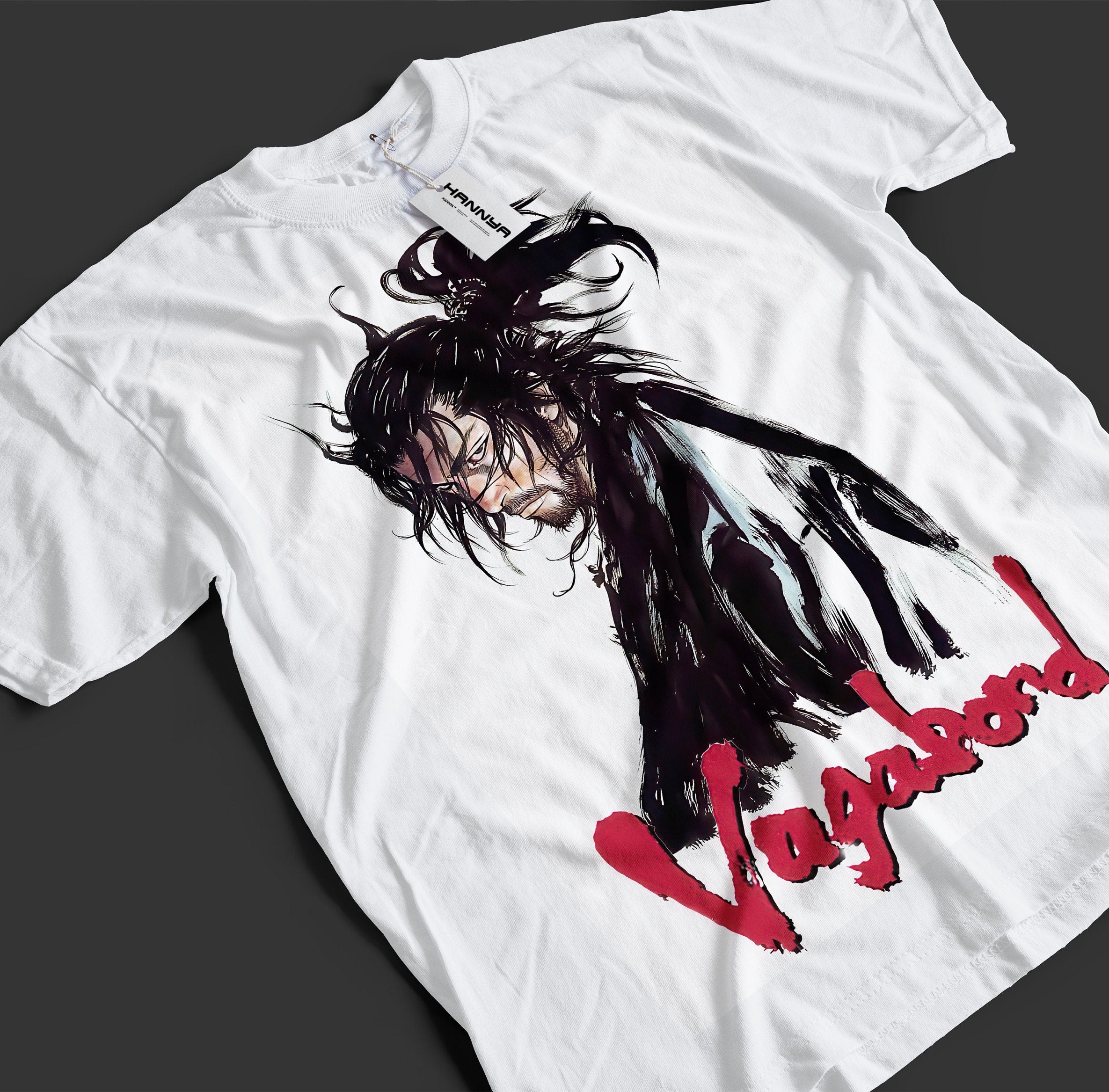 Vagabond Manga T-Shirt, Miyamoto Musashi Anime Shirt