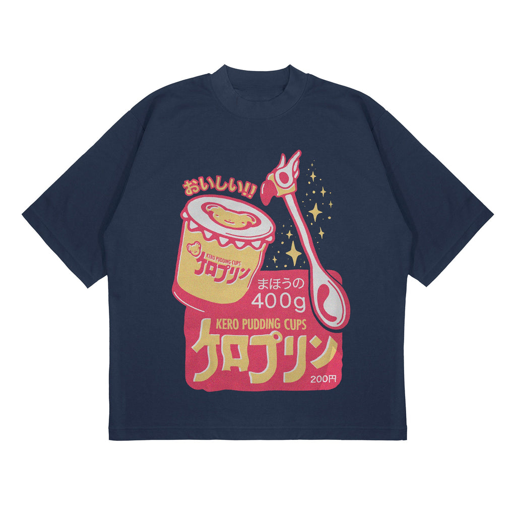 UNISEX - Kero Pudding Cups Tshirt, Cardcaptor Sakura Kinomoto Kero Cerberus 90s Anime Aesthetic Vaporwave Fairy Kei Jersey Short Sleeve Tee