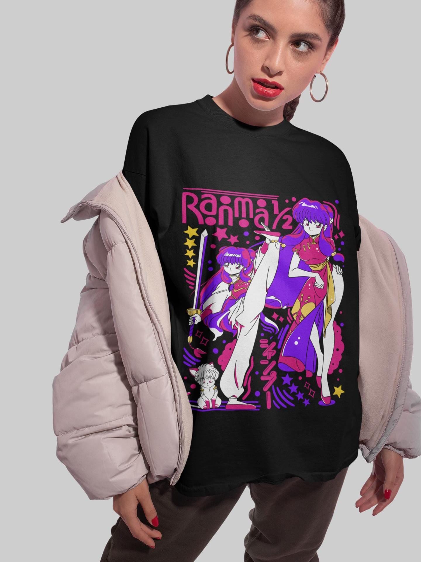 Unisex Ranma Saotome Anime T-Shirt, Genma Panda Manga Shirt