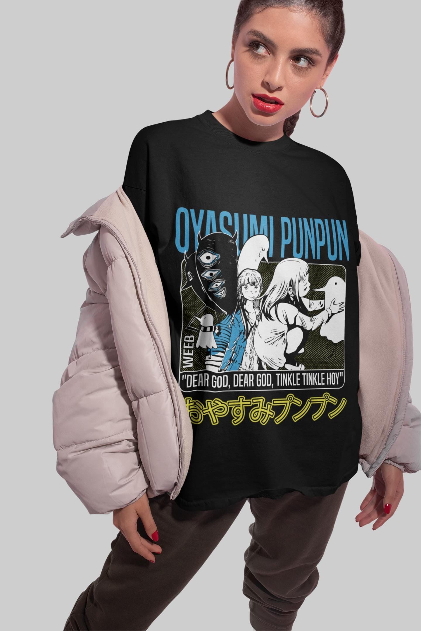 Unisex Oyasumi Goodnight Punpun Anime Shirt, Aiko Tanaka Manga Shirt