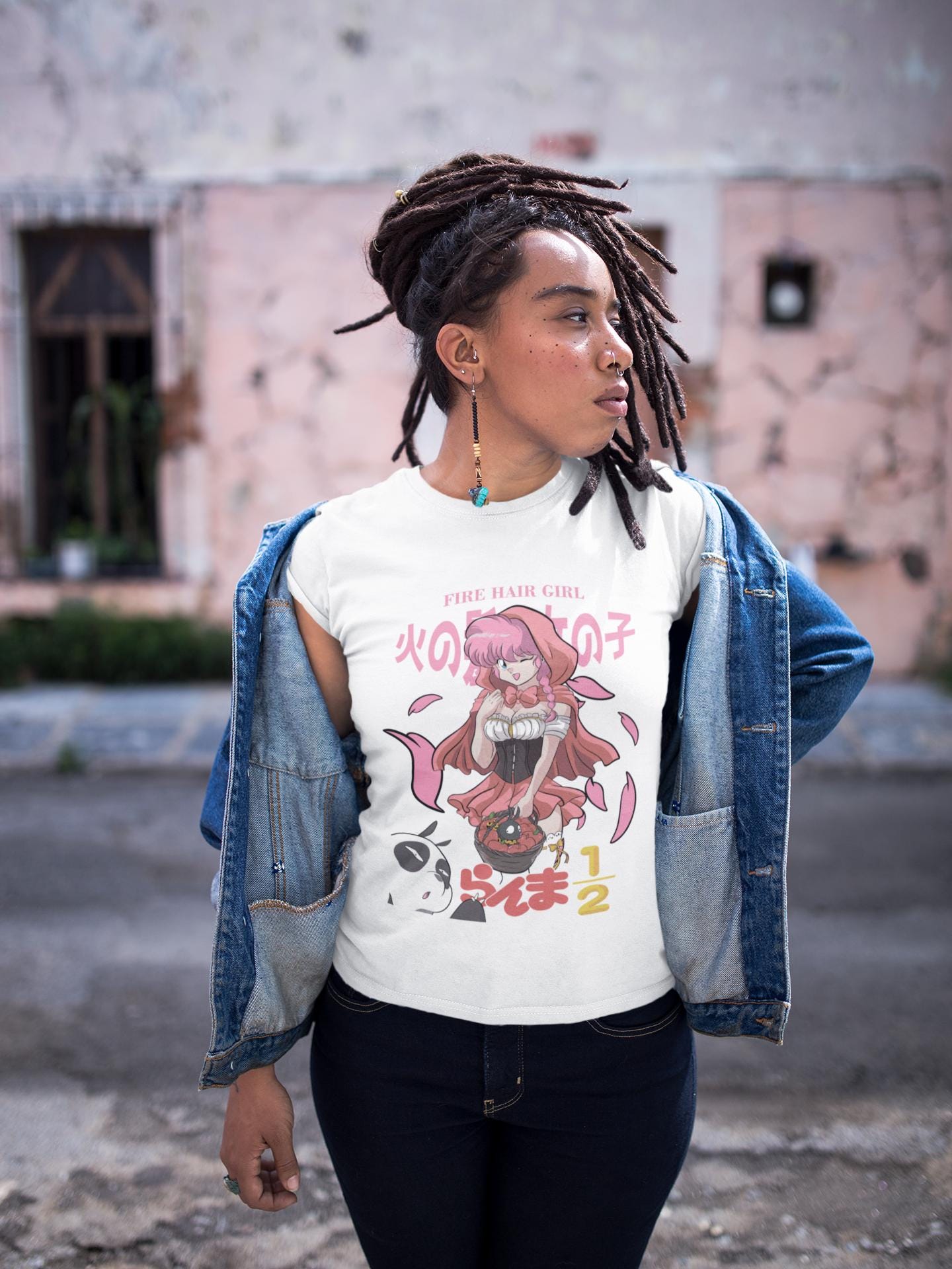 Unisex Ranma Saotome Anime T-Shirt, Genma Panda Manga Shirt