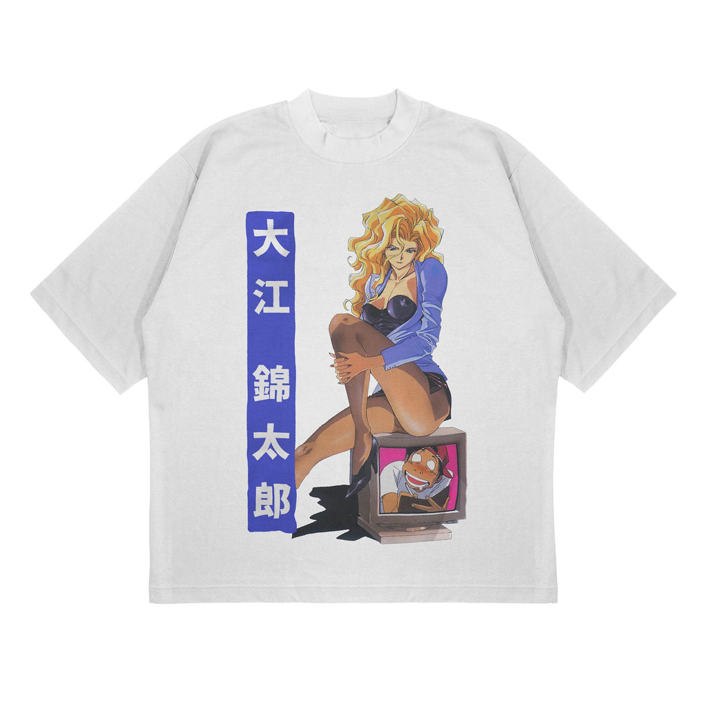 UNISEX - Golden Boy Retro Anime T-Shirt, Madame President Waifu Manga Shirt