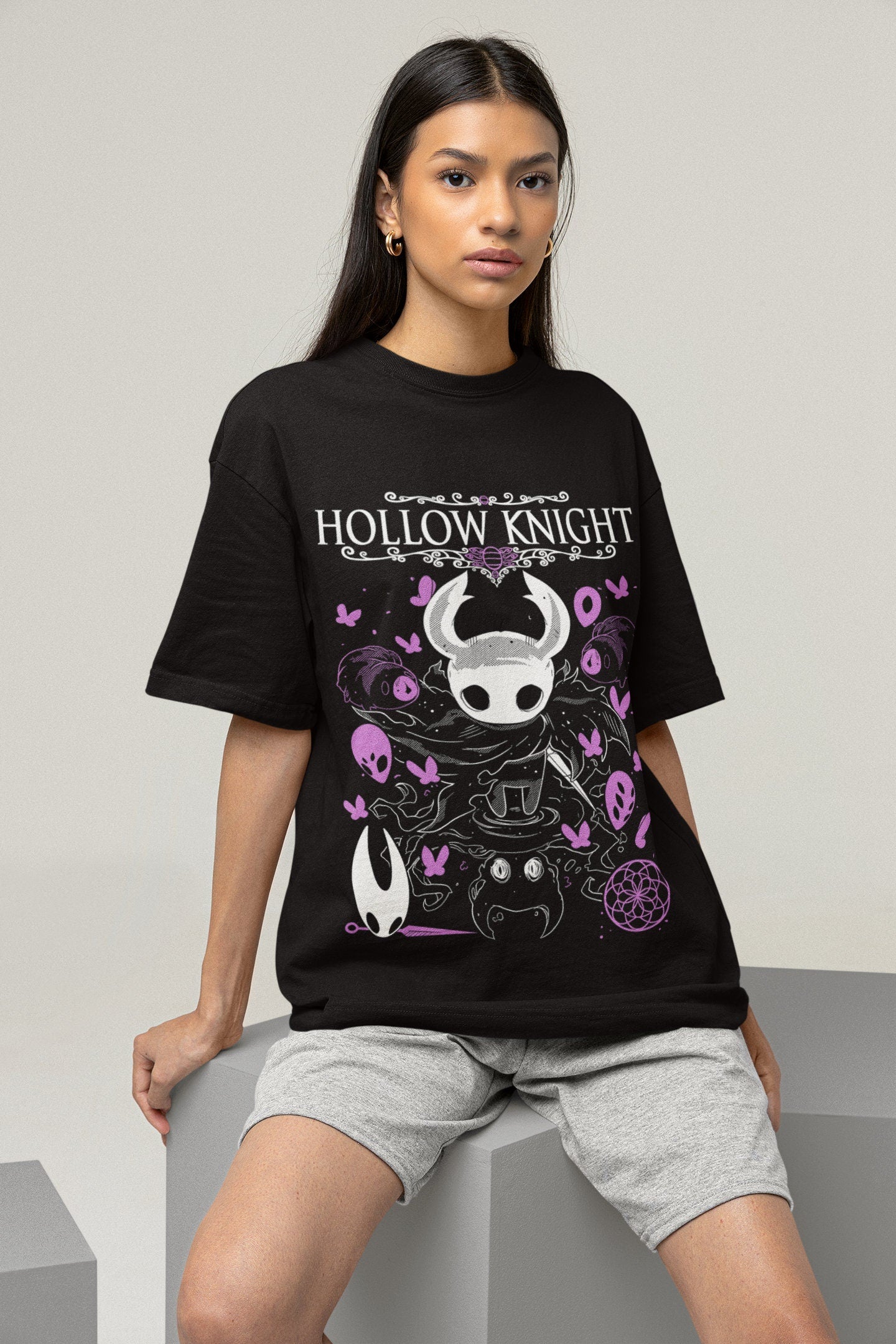 Unisex Hollow Knight Gaming T-Shirt, Indie Shirt
