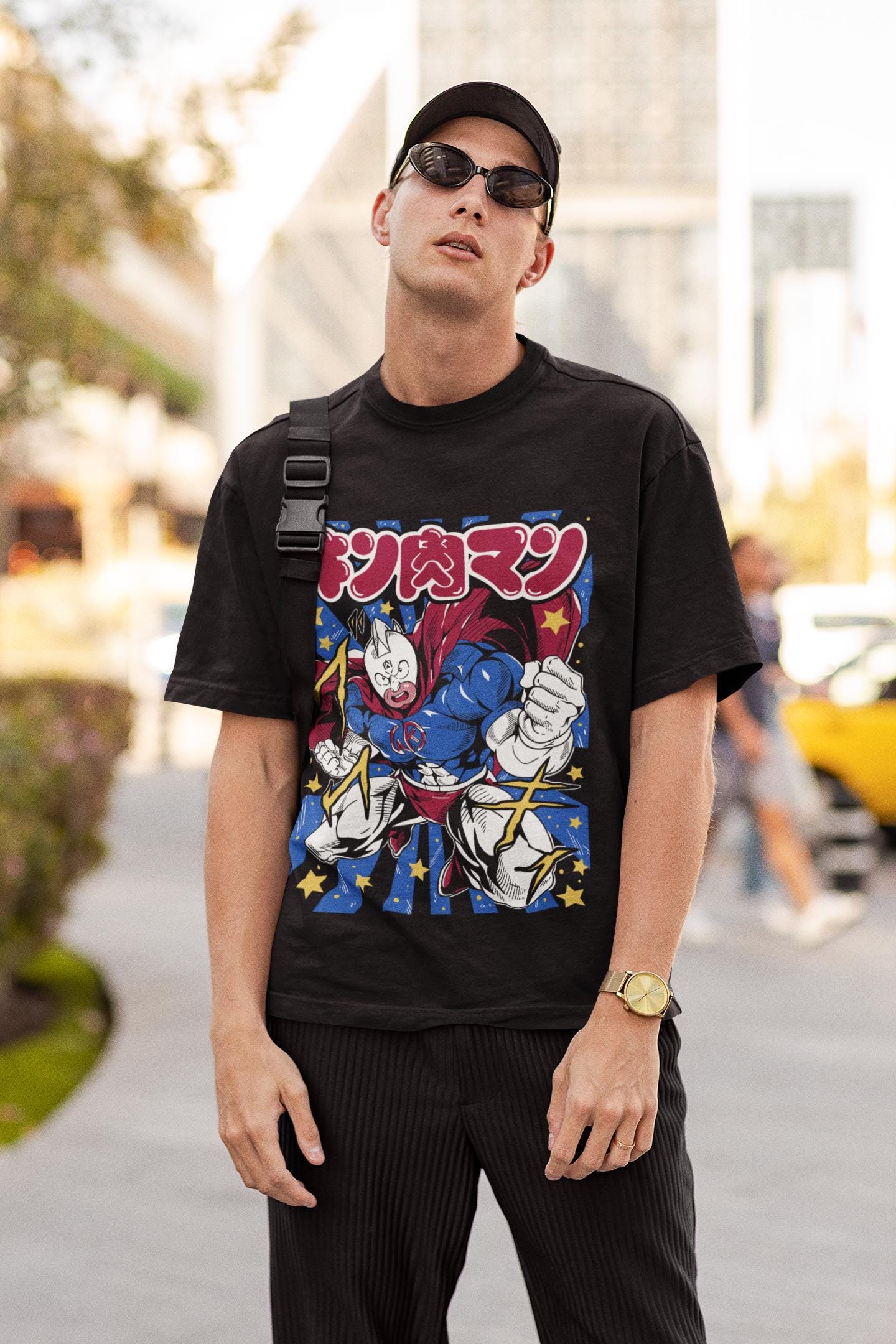 Kinnikuman Muscleman Manga Japan Anime Unisex Tshirt T-Shirt Tee