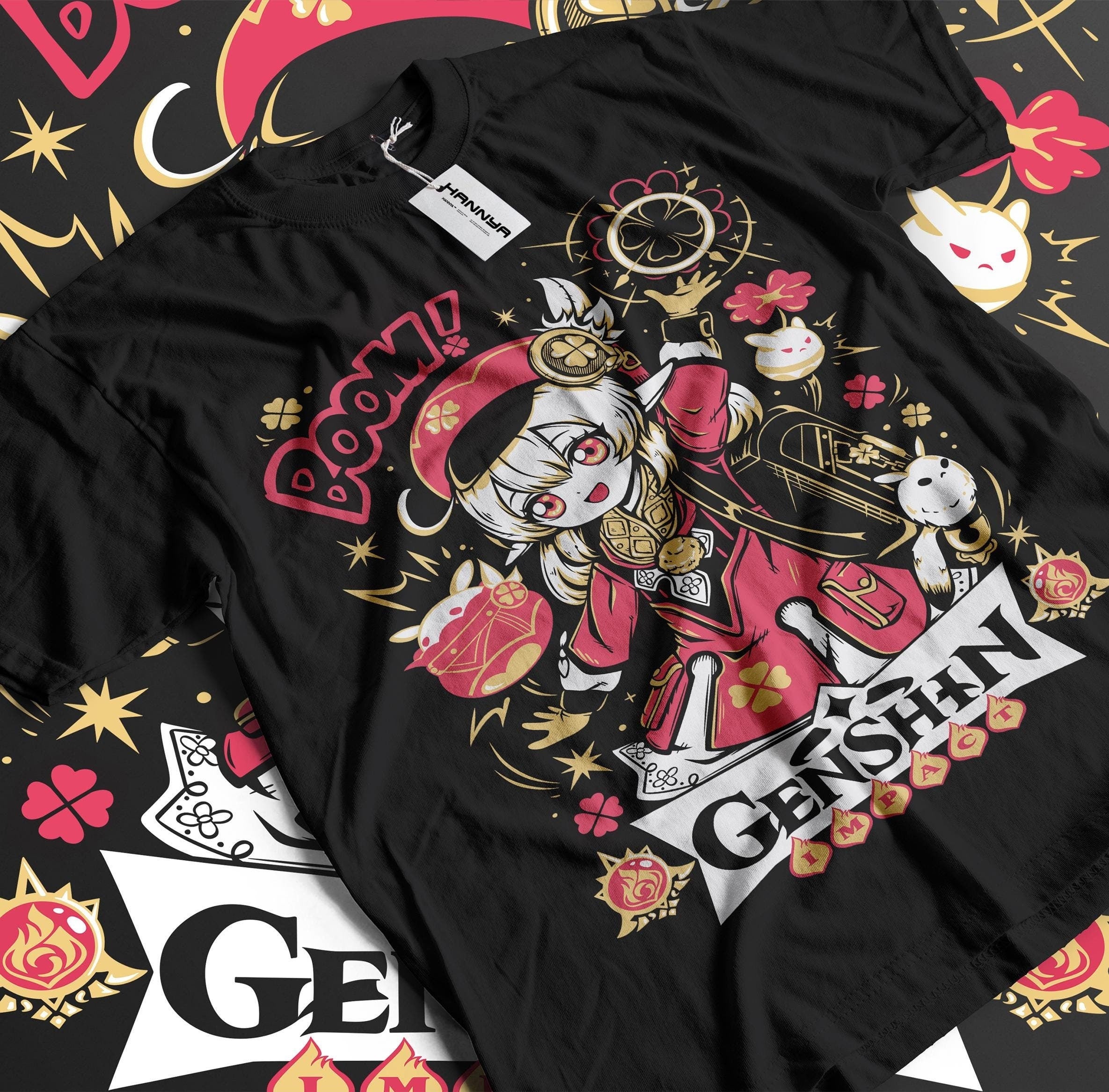 Klee Genshin Impact Aesthetic Anime Vaporwave Japan Aesthetic Anime Japanese Genshin Impact Raiden Shogun Gaming T-Shirt, Anime Waifu Shirt