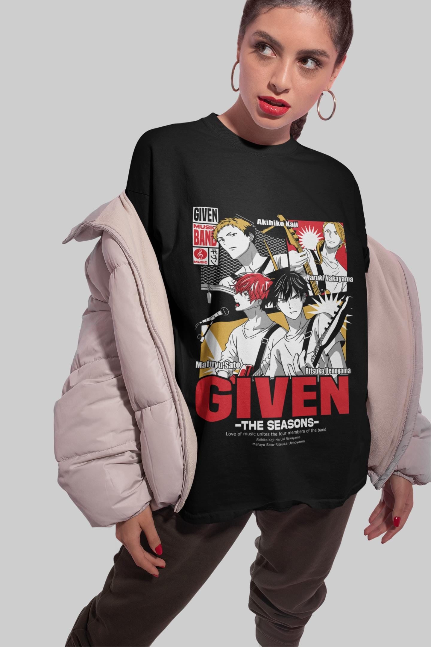 Unisex Given t shirt, Ritsuka Uenoyama shirt, Mafuyu Sato shirt, given anime sweatshirt, given anime, given gift, anime t shirt, given Shirt