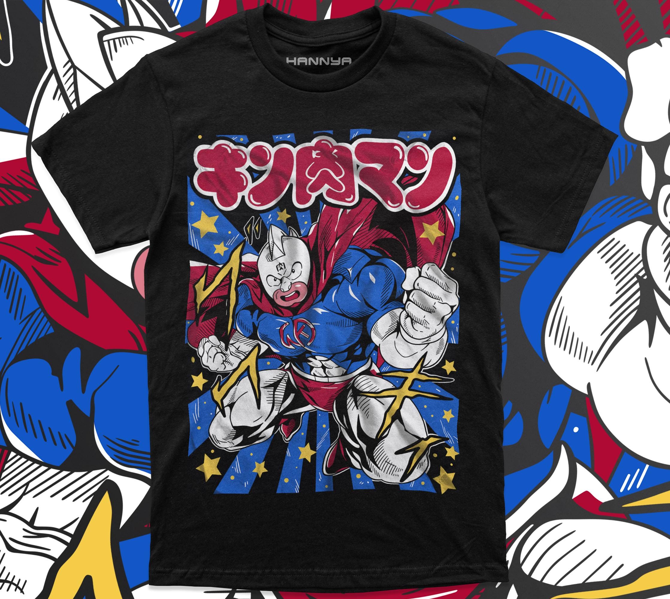 Kinnikuman Muscleman Manga Japan Anime Unisex Tshirt T-Shirt Tee