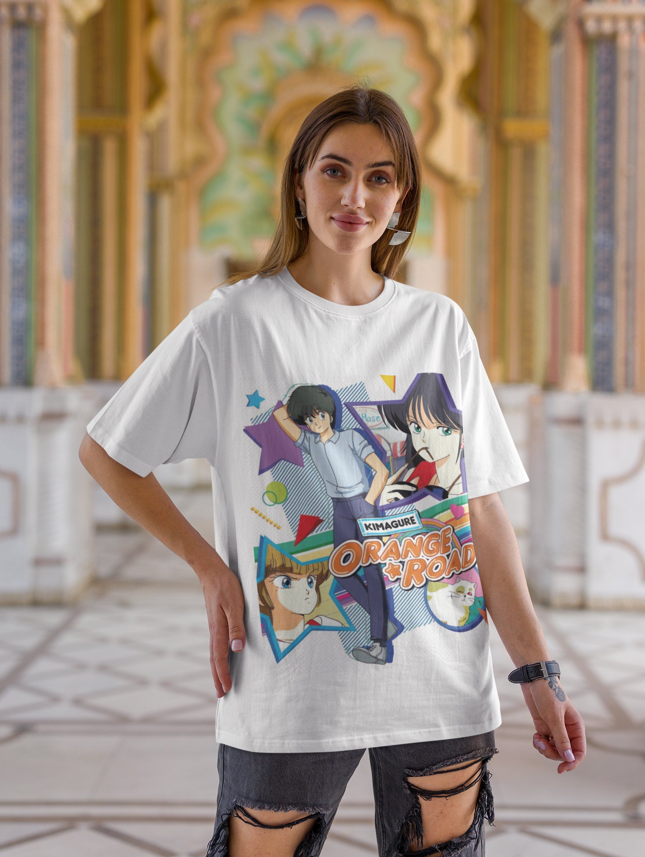 Kimagure Orange Road Madoka Ayukawa Retro Anime T-Shirt, Manga Waifu Shirt