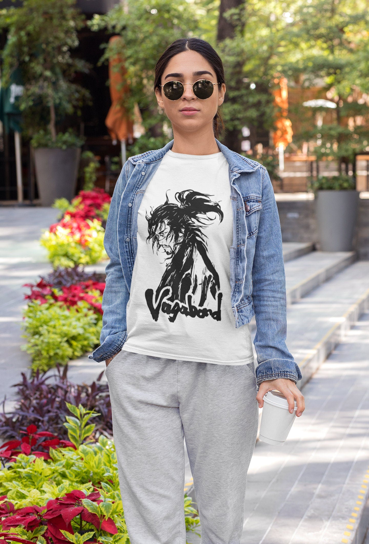 Vagabond Manga T-Shirt, Miyamoto Musashi Anime Shirt