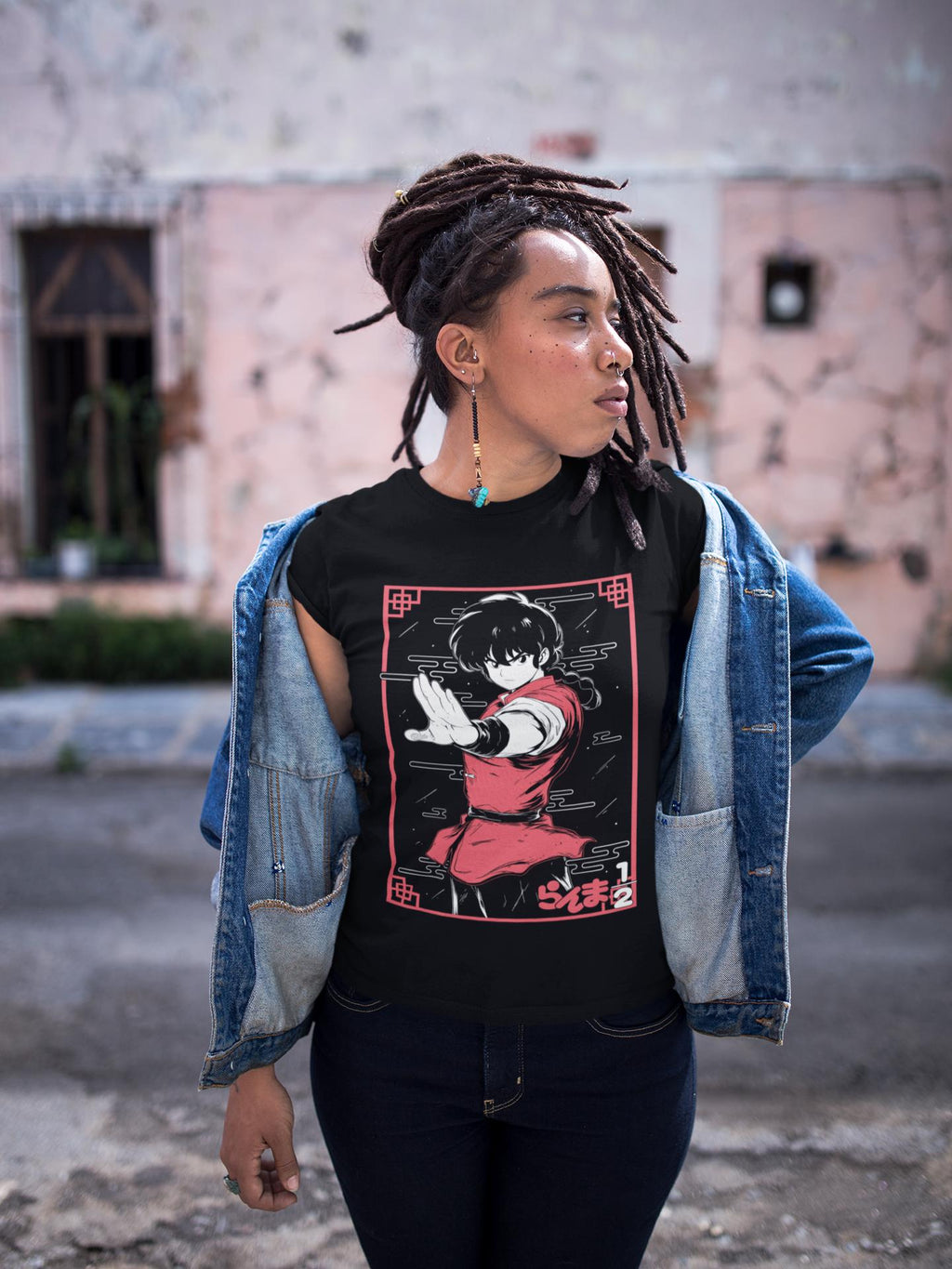 Unisex Ranma Saotome Anime T-Shirt, Genma Panda Manga Shirt