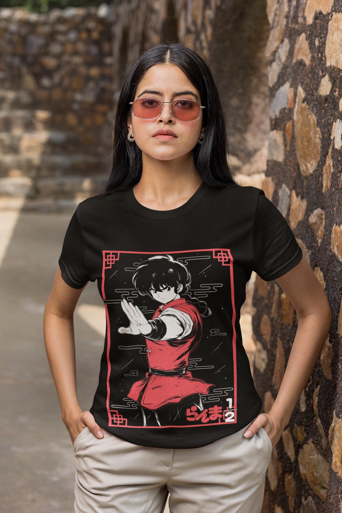 Unisex Ranma Saotome Anime T-Shirt, Genma Panda Manga Shirt