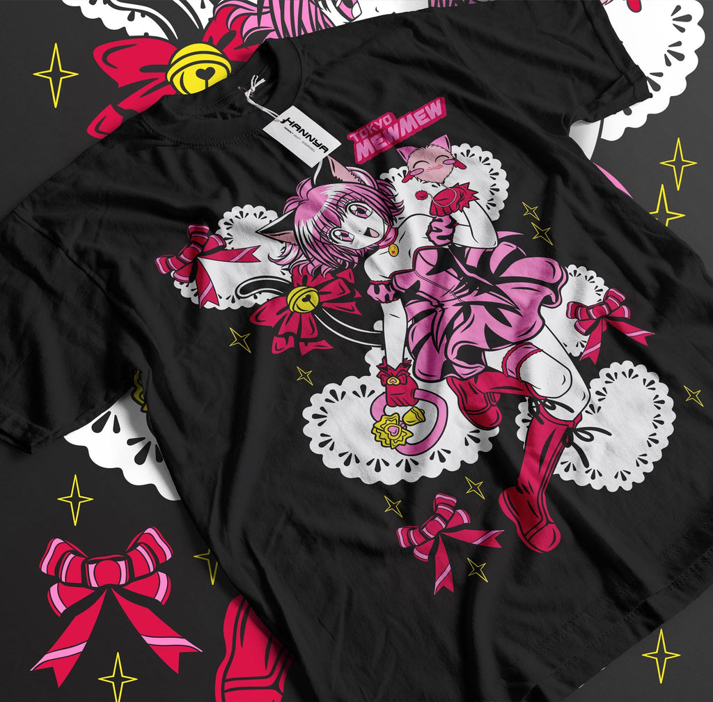 Tokyo Mew Mew Unisex T-Shirt Ichigo Momomiya Magical girl Anime Harajuku T-Shirt
