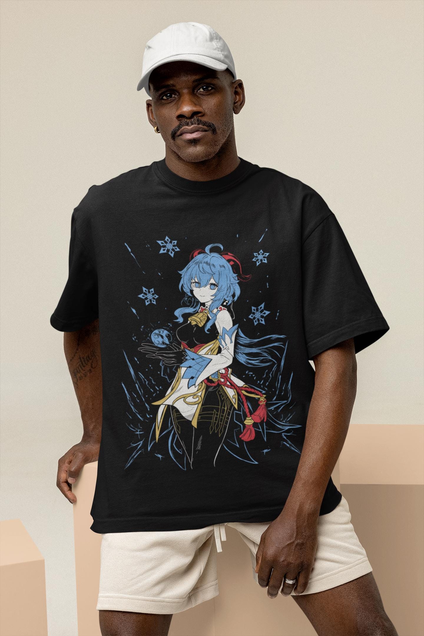Ganyu Genshin Impact, Genshin Impact Raiden Shogun Gaming T-Shirt, Hu Tao Anime Videogame Waifu