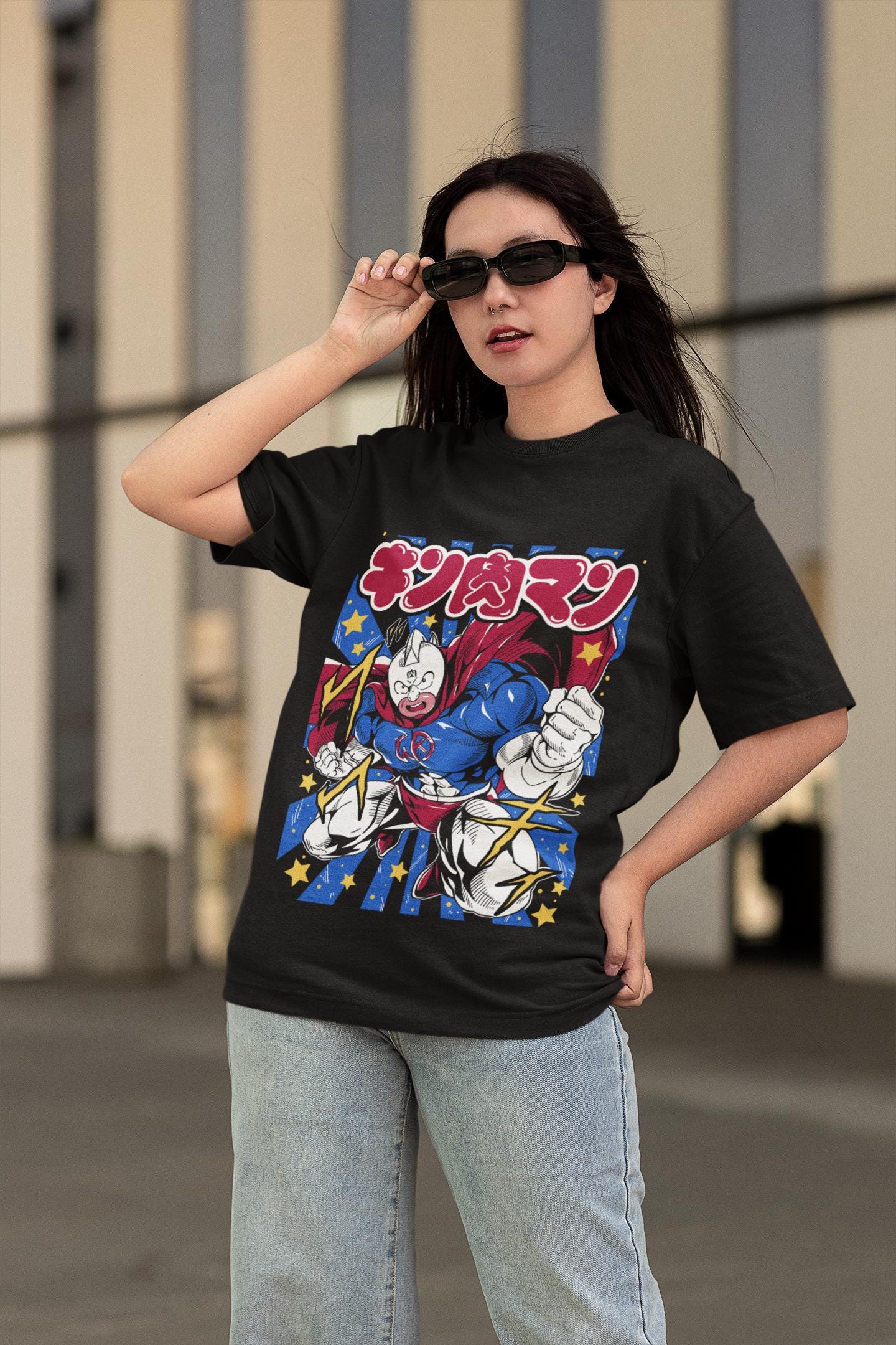 Kinnikuman Muscleman Manga Japan Anime Unisex Tshirt T-Shirt Tee