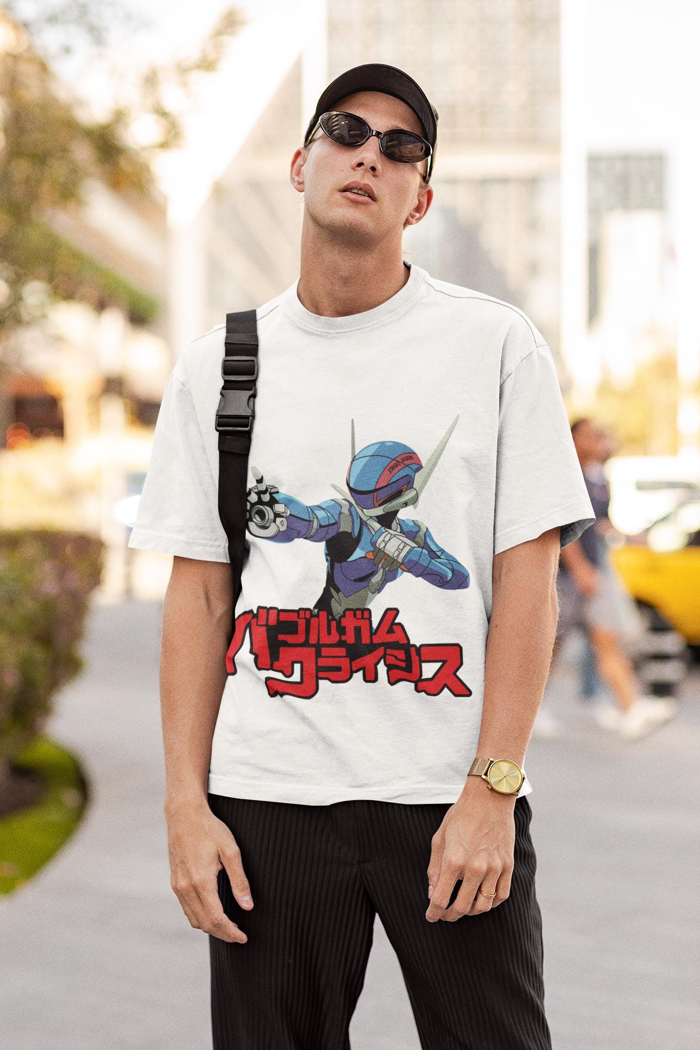 Unisex Bubblegum Crisis Retro Anime T-Shirt, Manga Waifu Shirt