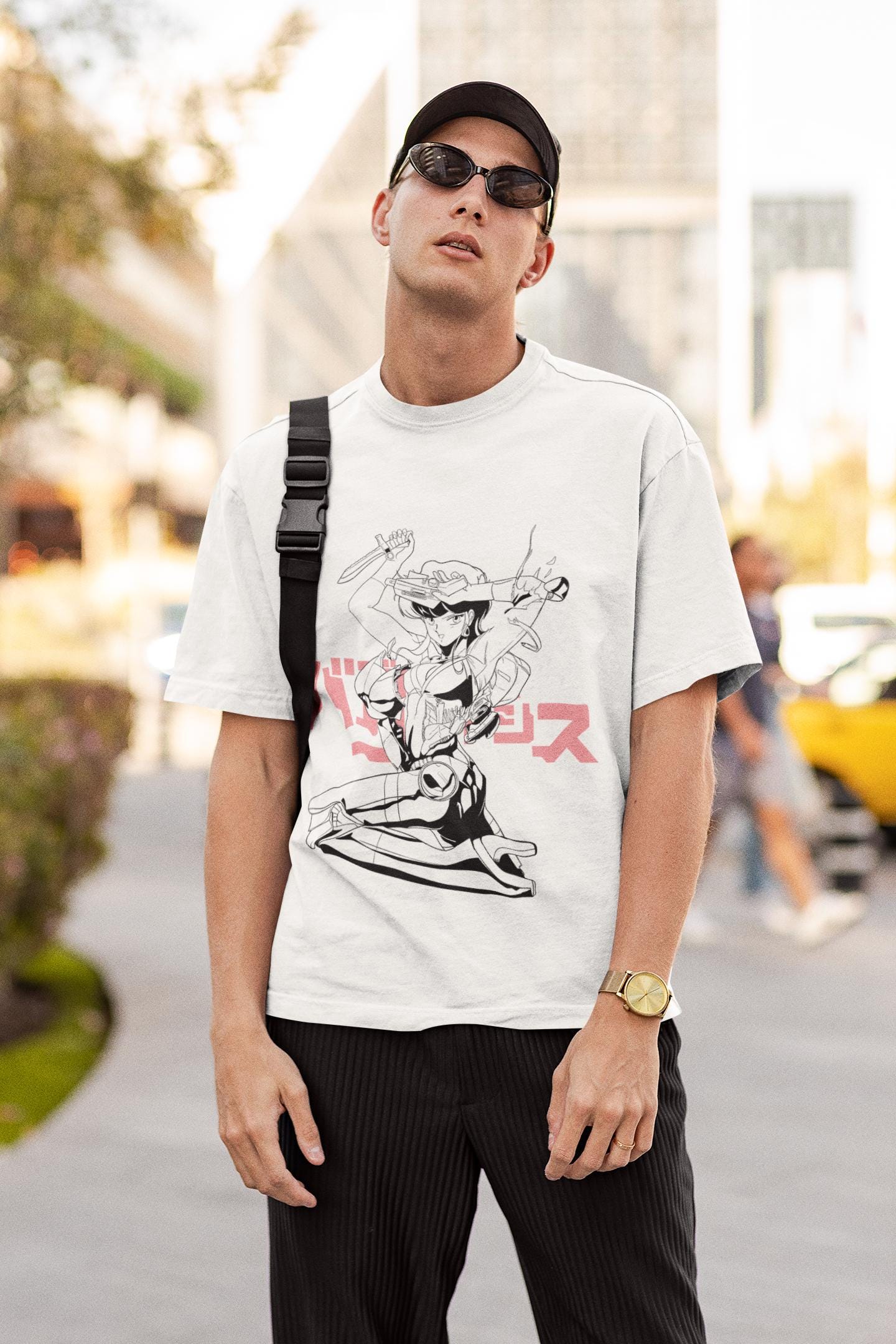 Unisex Bubblegum Crisis Retro Anime T-Shirt, Manga Waifu Shirt