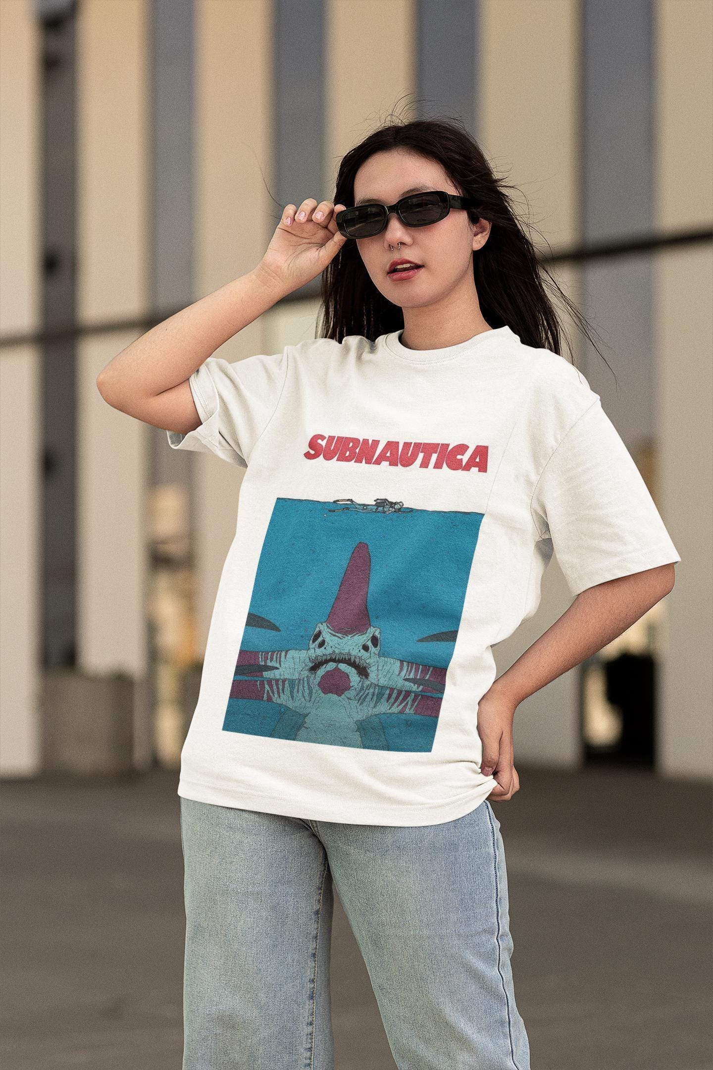 Unisex Subnautica Gaming T-Shirt, Indie Videogame Shirt