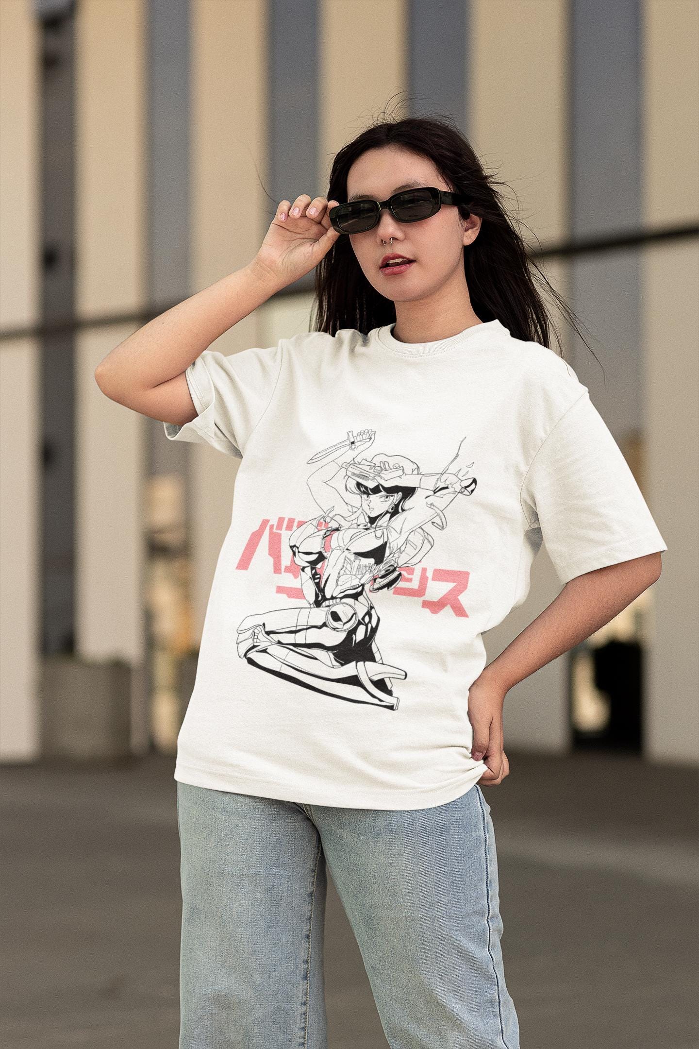Unisex Bubblegum Crisis Retro Anime T-Shirt, Manga Waifu Shirt