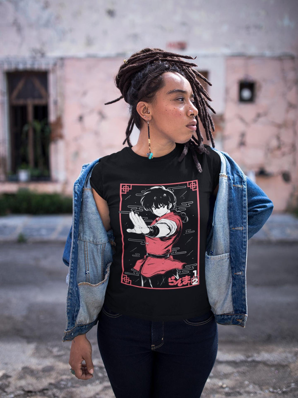 Unisex Ranma Saotome Anime T-Shirt, Genma Panda Manga Shirt
